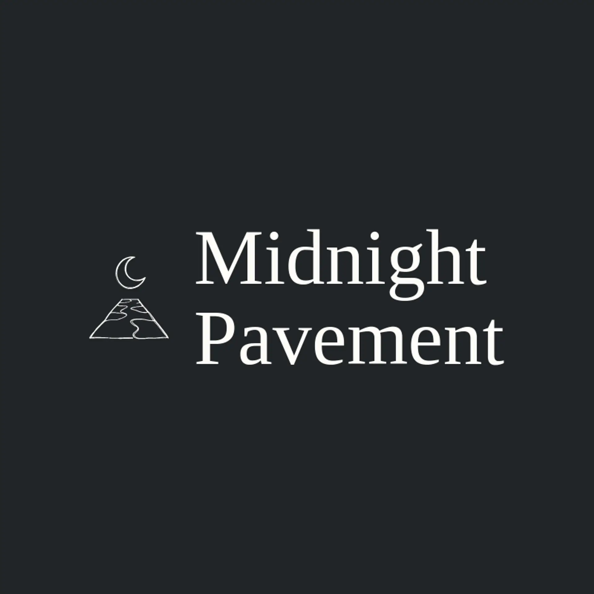Midnight Pavement logo for street
