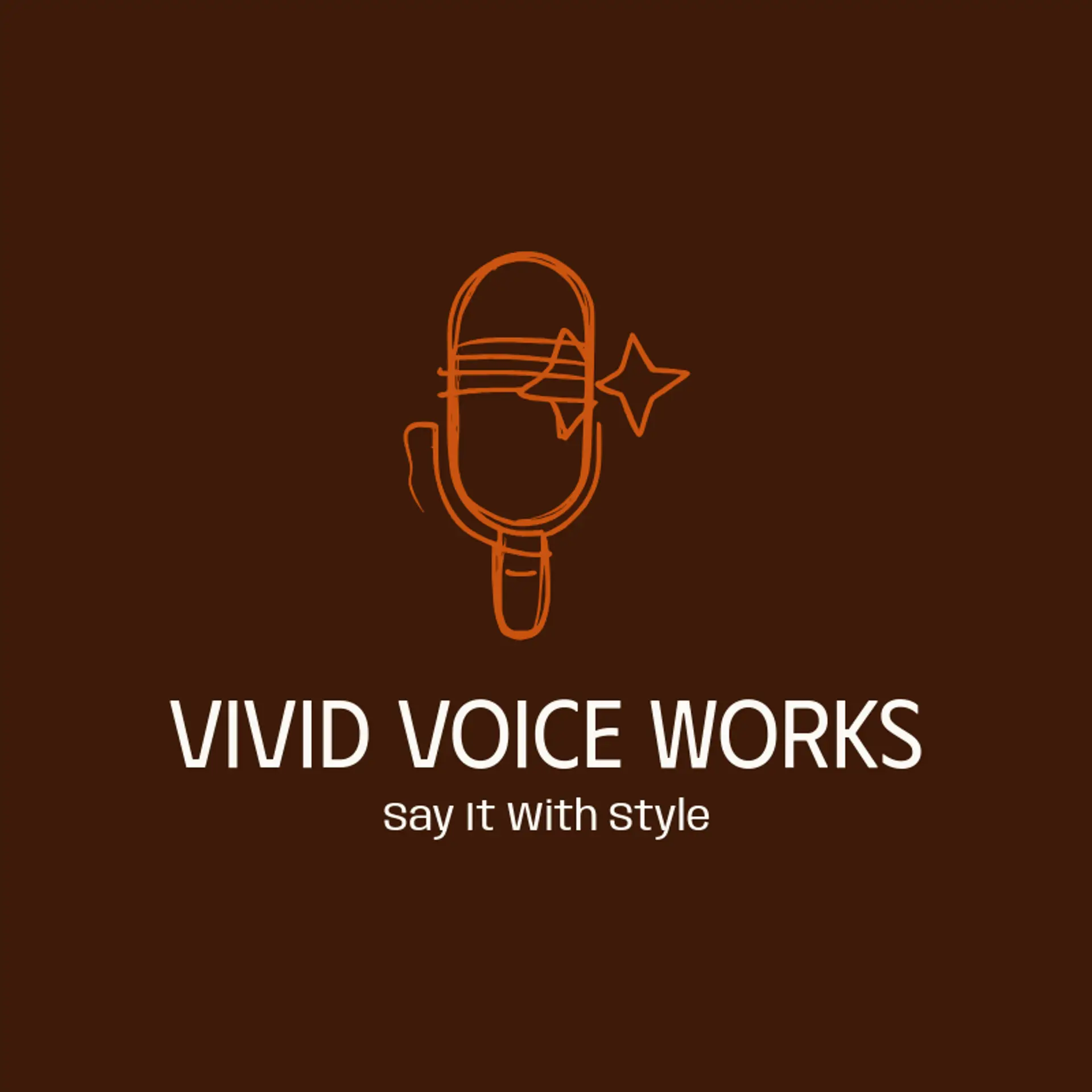 Vivid Voice Works logo for youtube channel