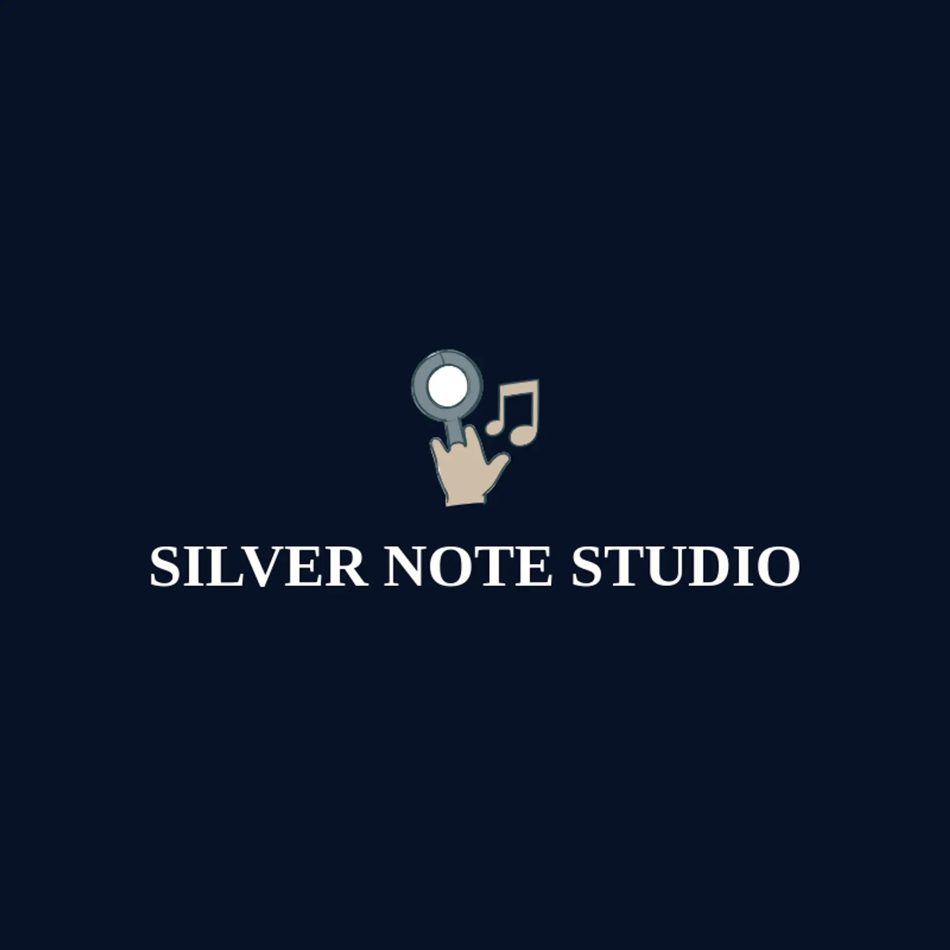 Silver Note Studio logo for singing