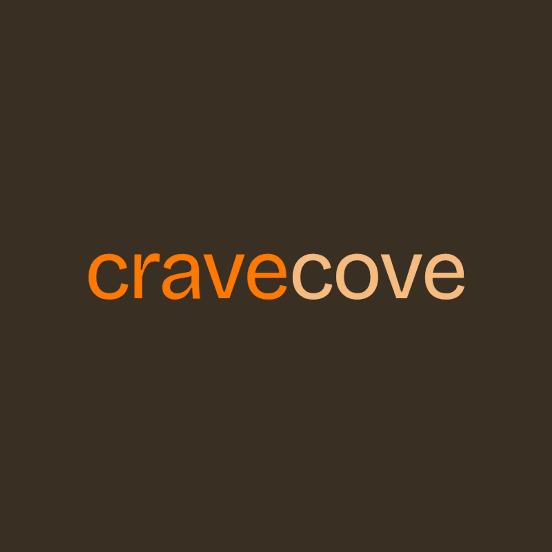 Crave Cove logo for burger restaurant