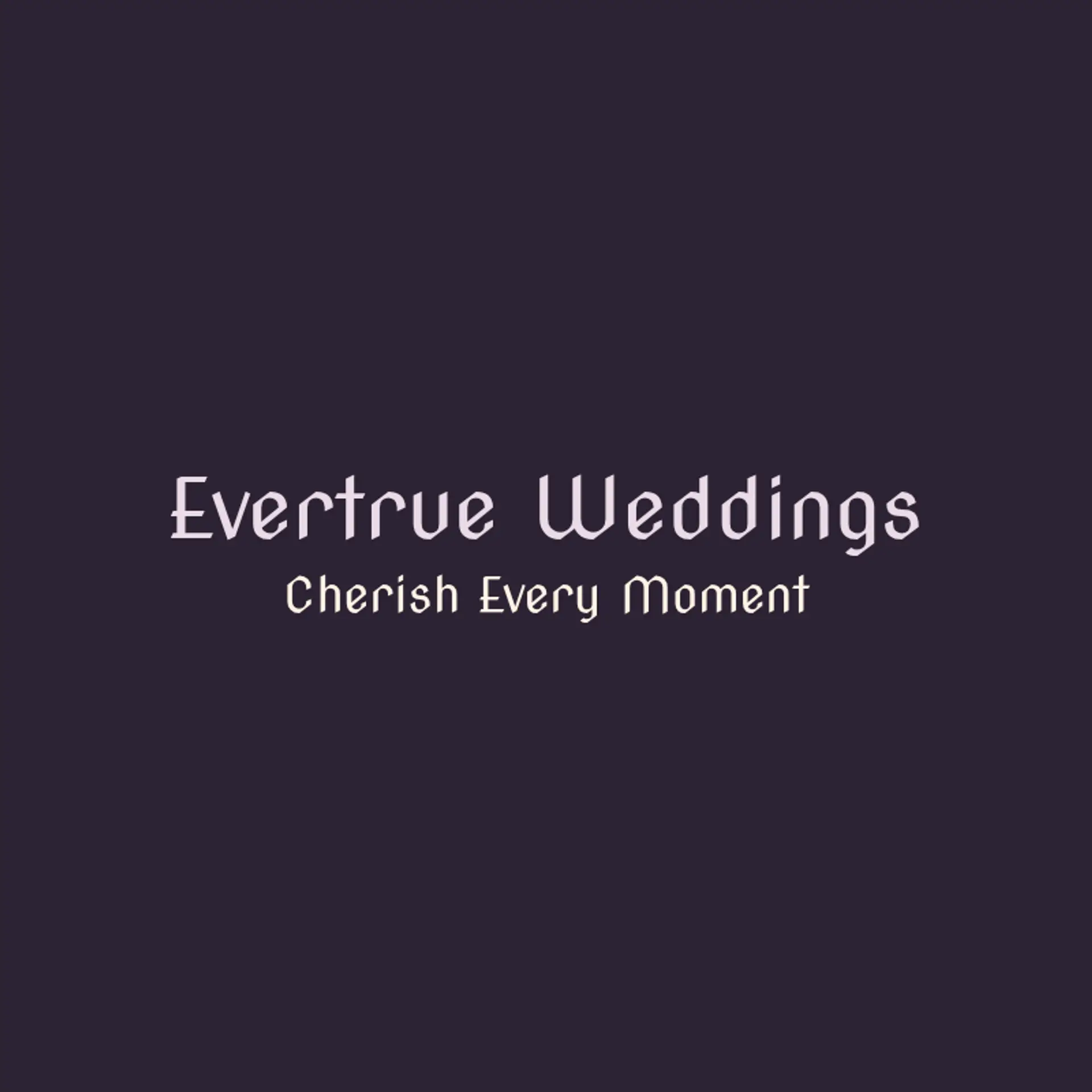 Everlasting Vows logo for wedding business