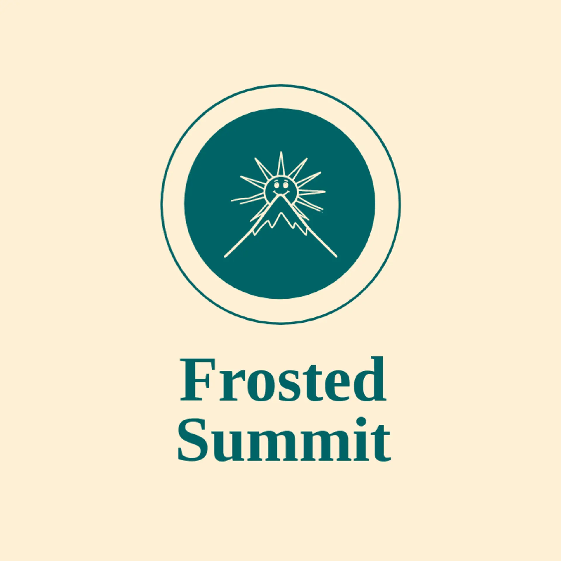 Frosted Summit logo for snow
