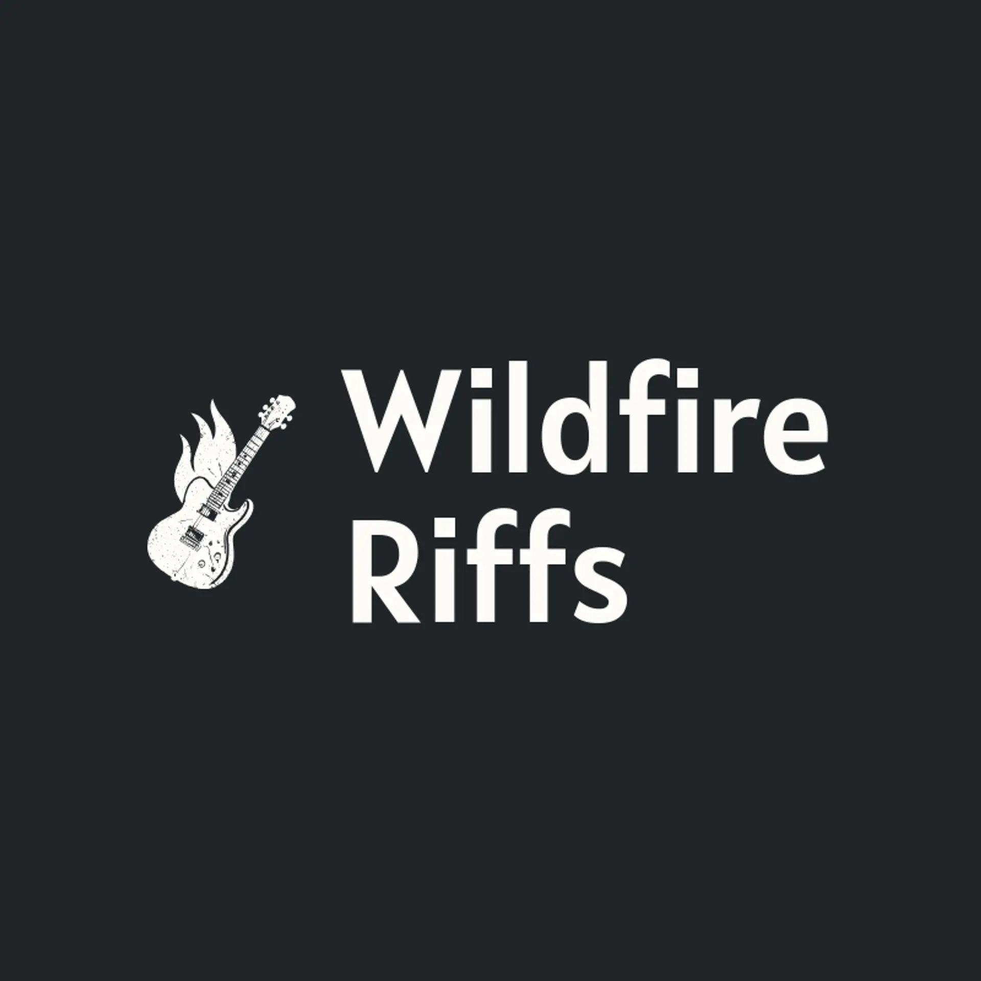 Wildfire Riffs logo for rock