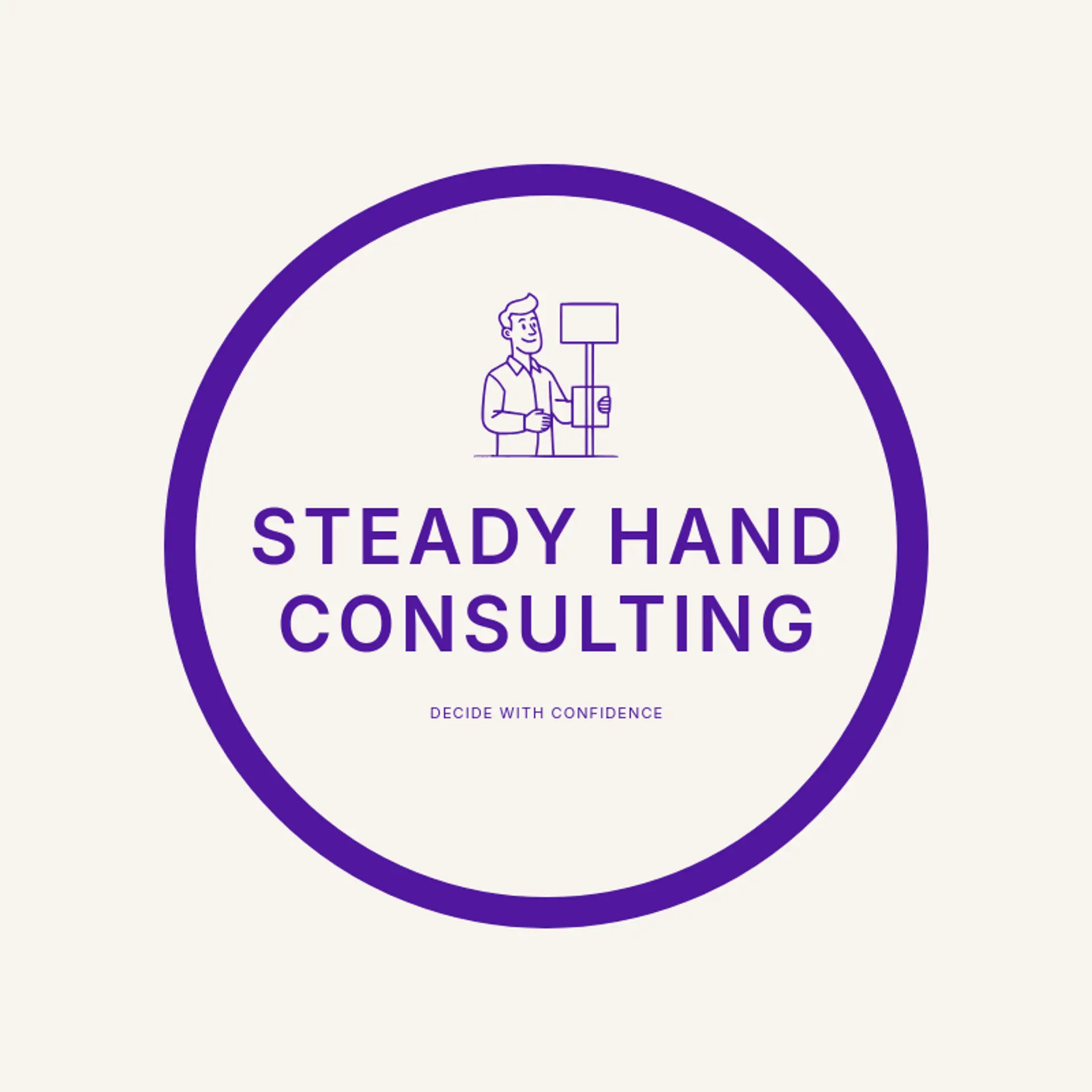 Steady Hand Consulting logo for entrepreneur