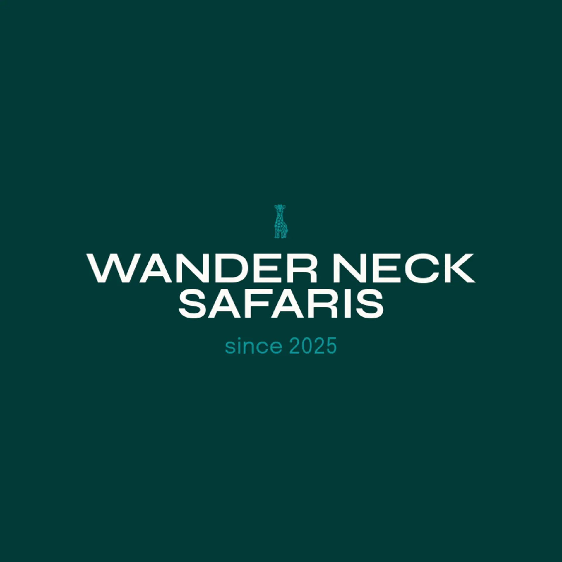 Wander Neck Safaris logo for giraffe