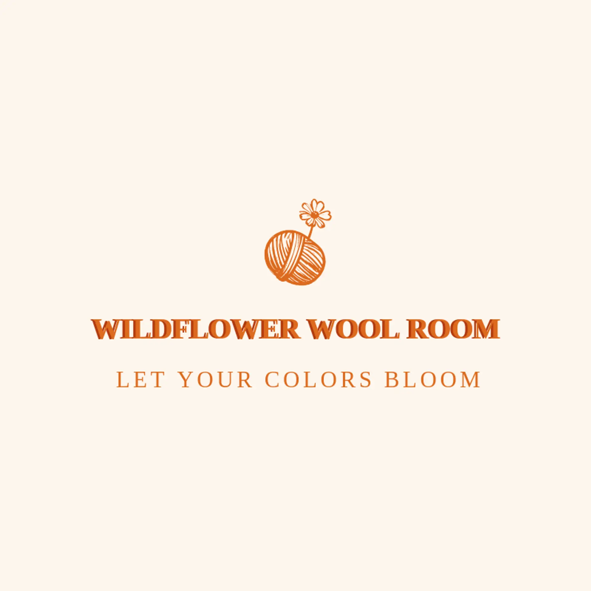 Wildflower Wool Room logo for yarn
