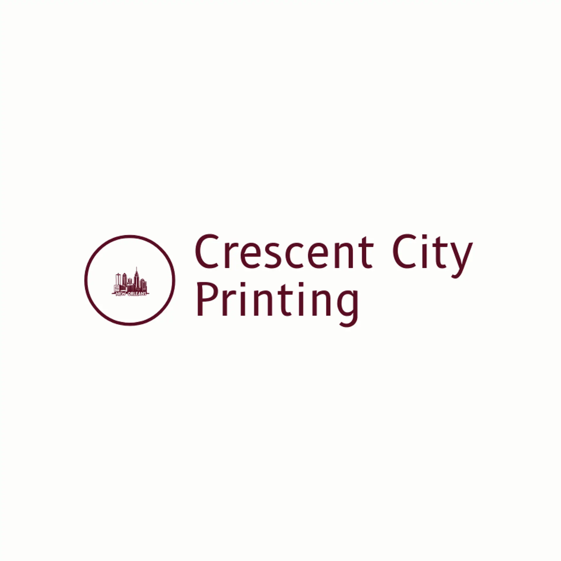 Crescent City Printing logo for new orleans