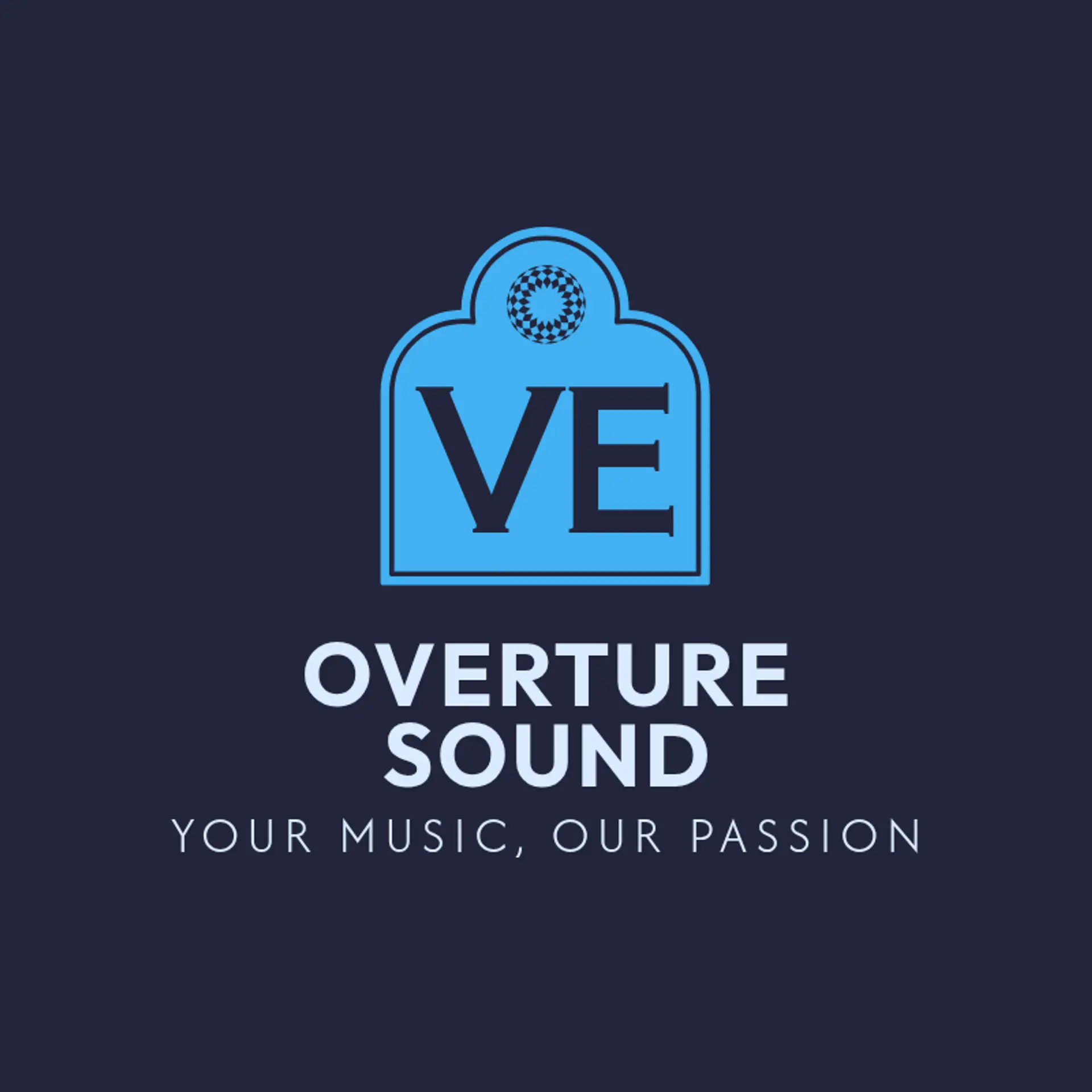 Overture Sound logo for music