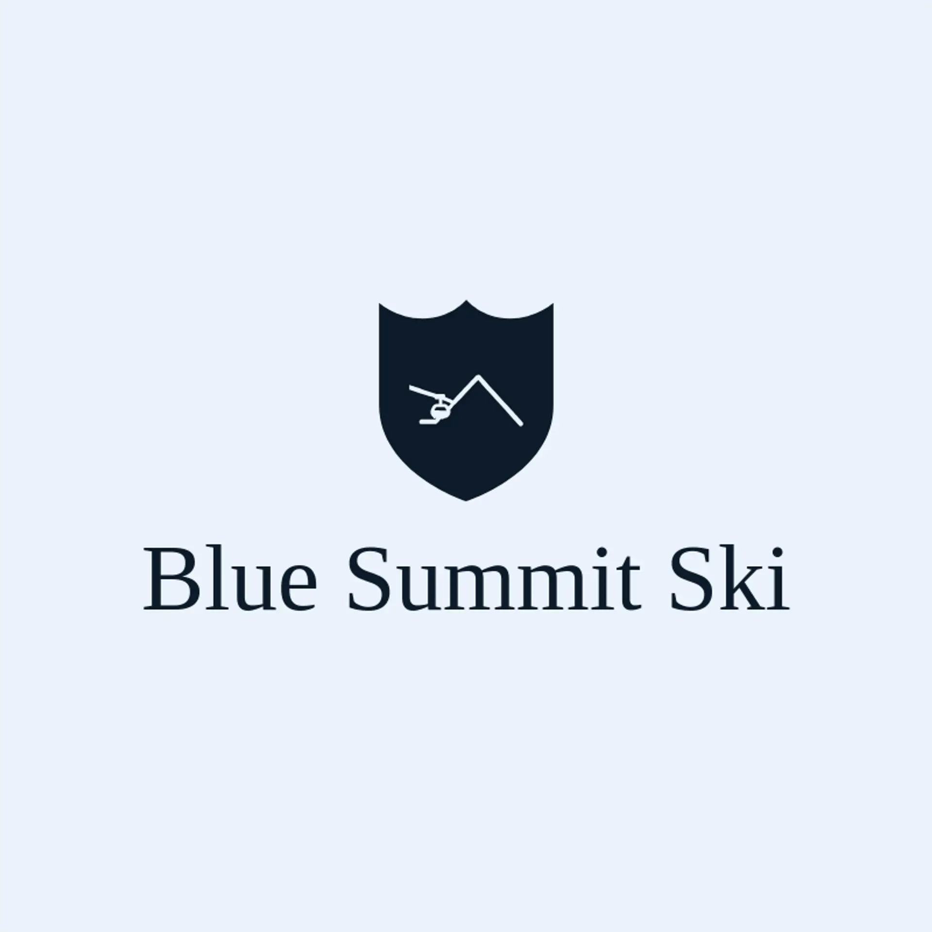 Blue Summit Ski logo for skiing