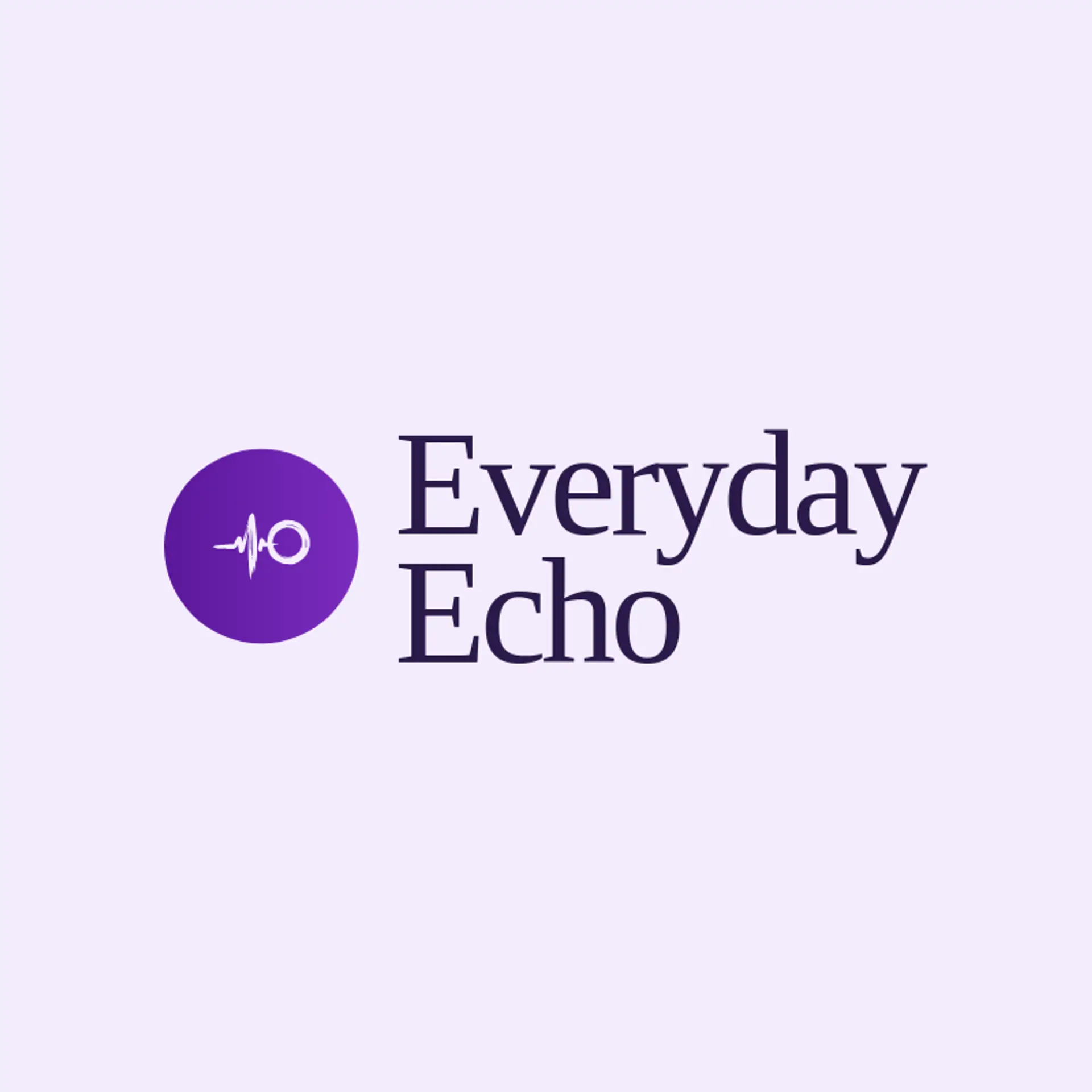 Everyday Echo logo for voice