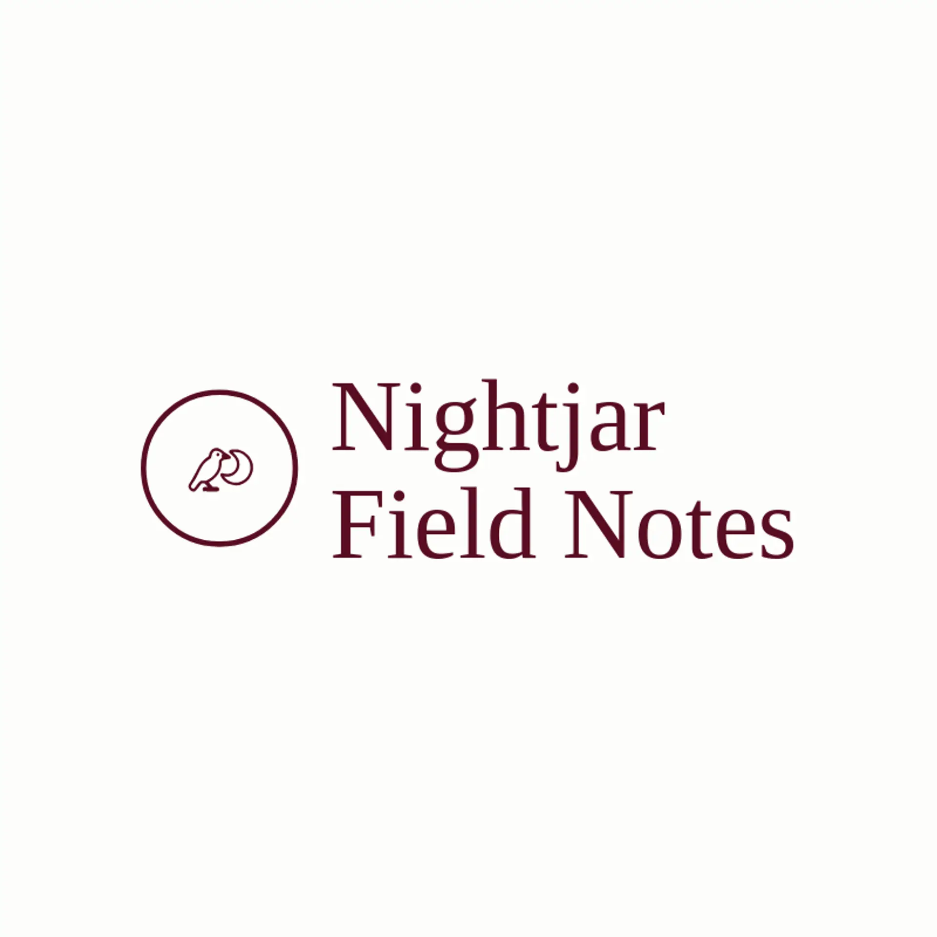 Nightjar Field Notes logo for hood