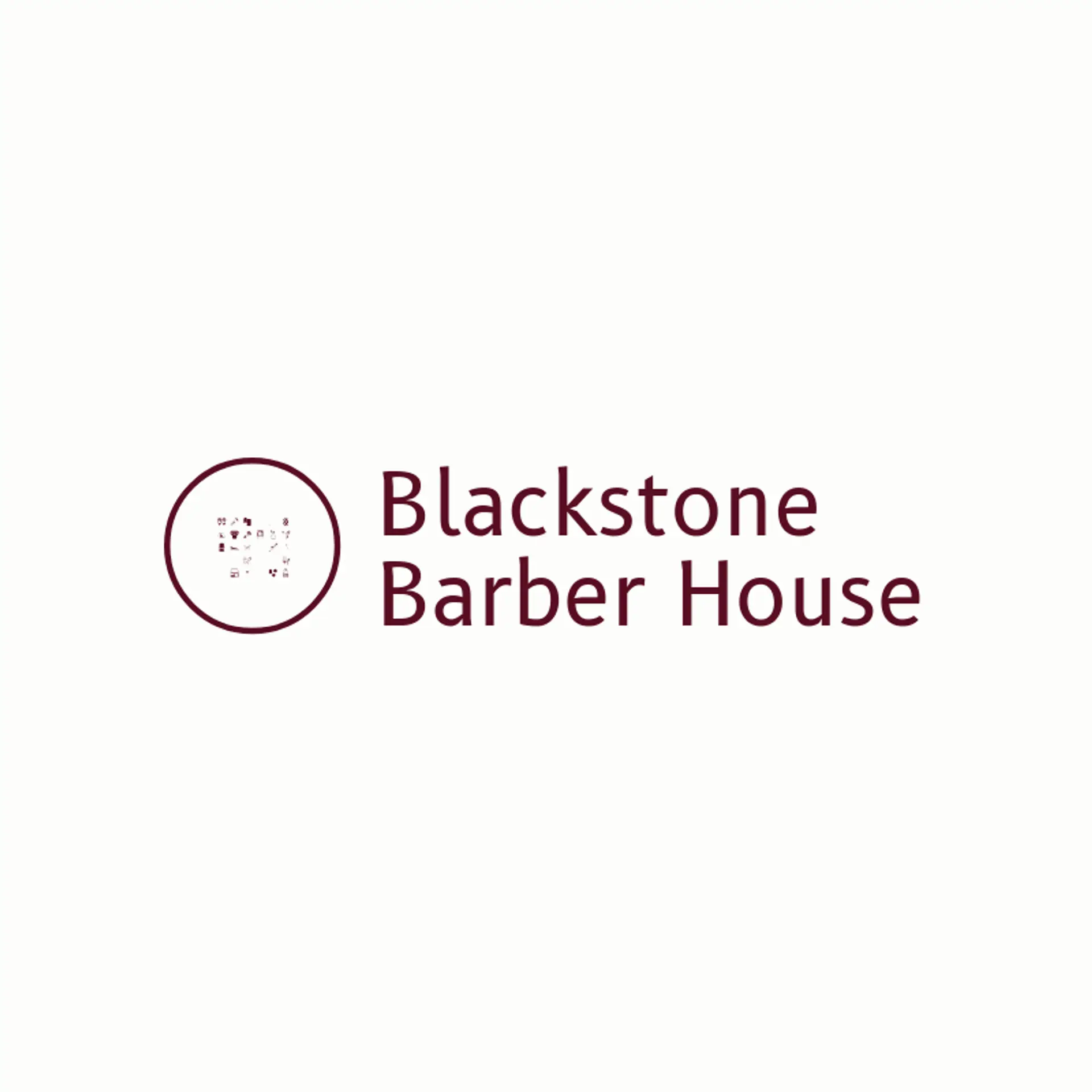 Blackstone Barber House logo for razor