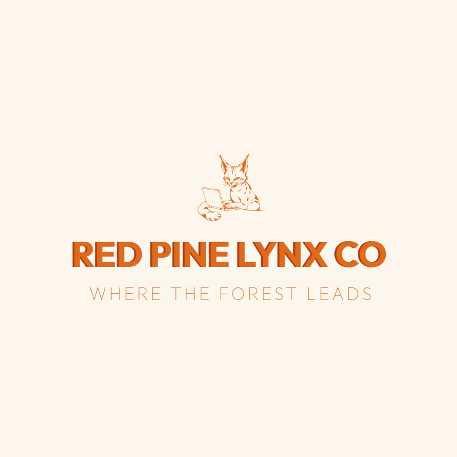 Red Pine Lynx Co logo for lynx