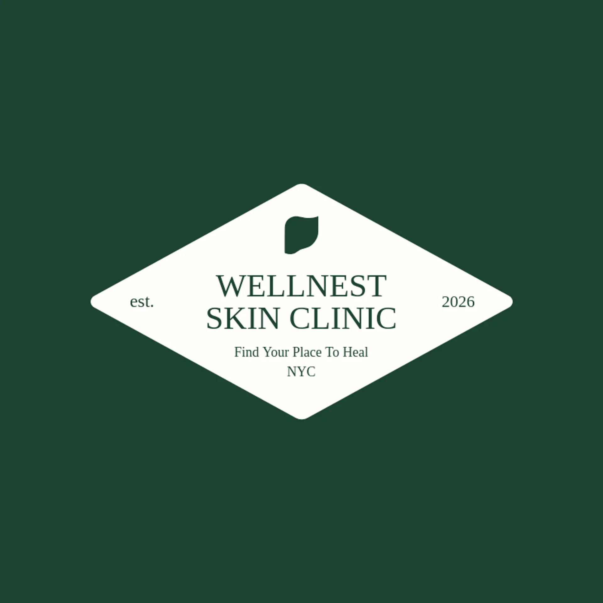 Wellnest Skin Clinic logo for dermatology