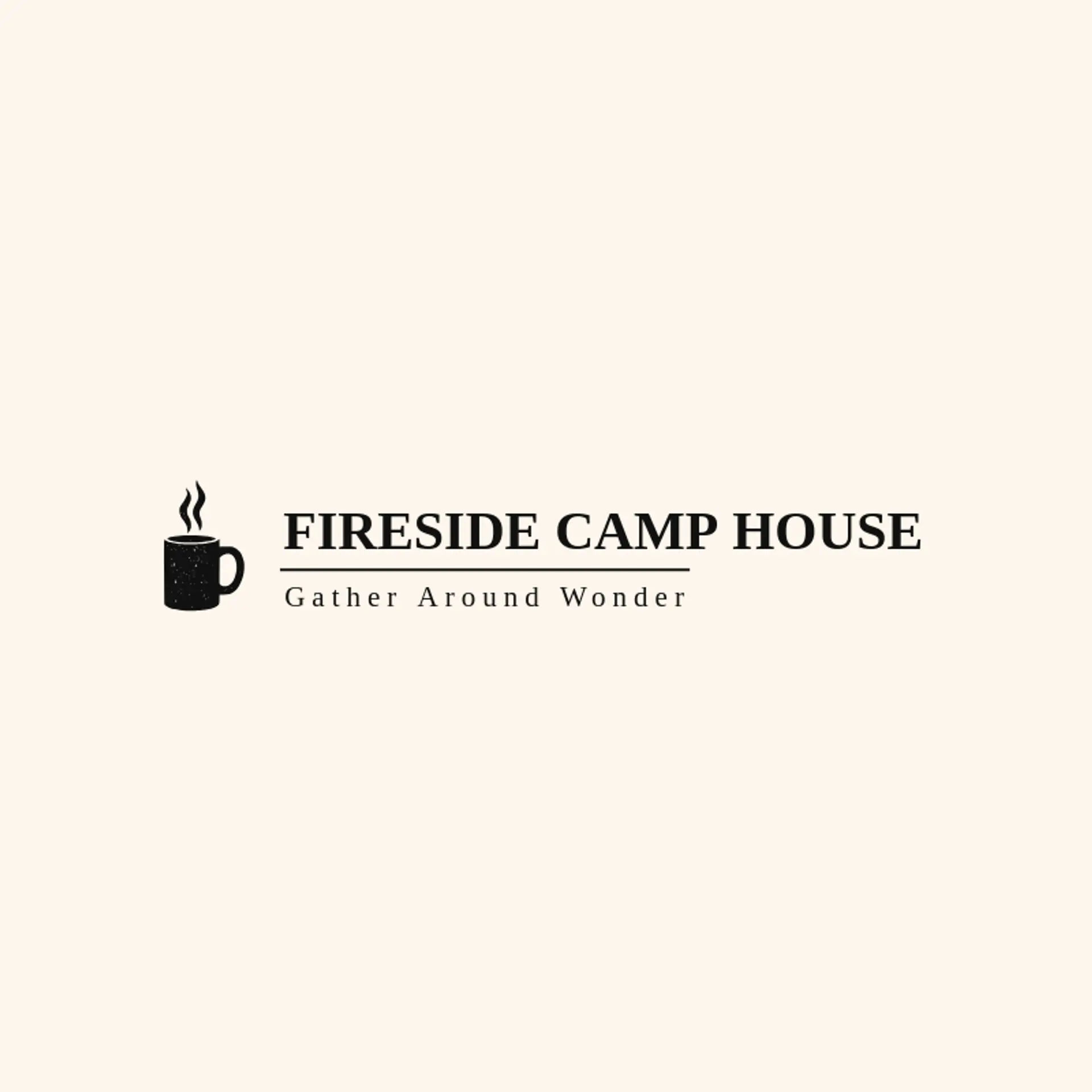 Fireside Camp House logo for camp