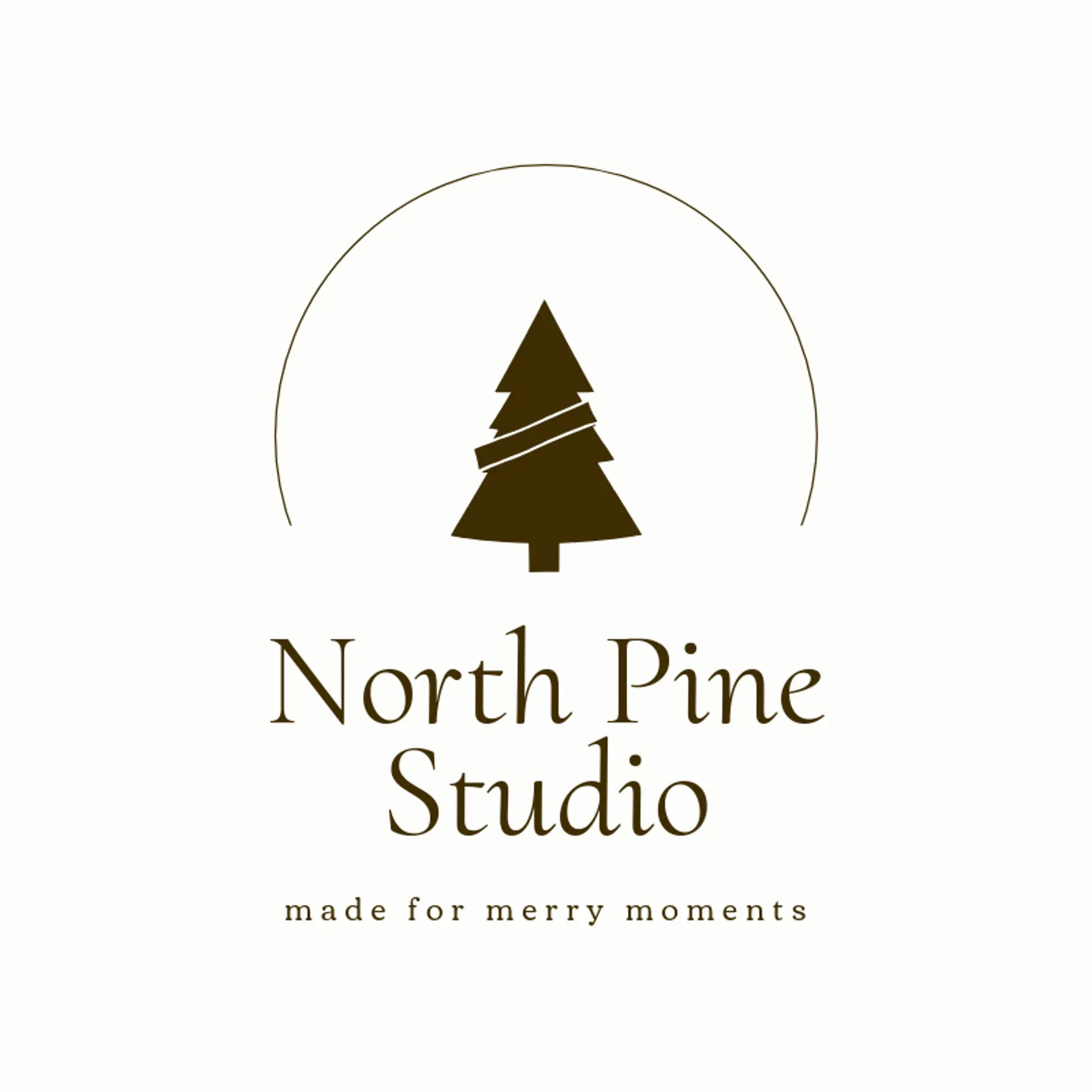 North Pine Studio logo for christmas