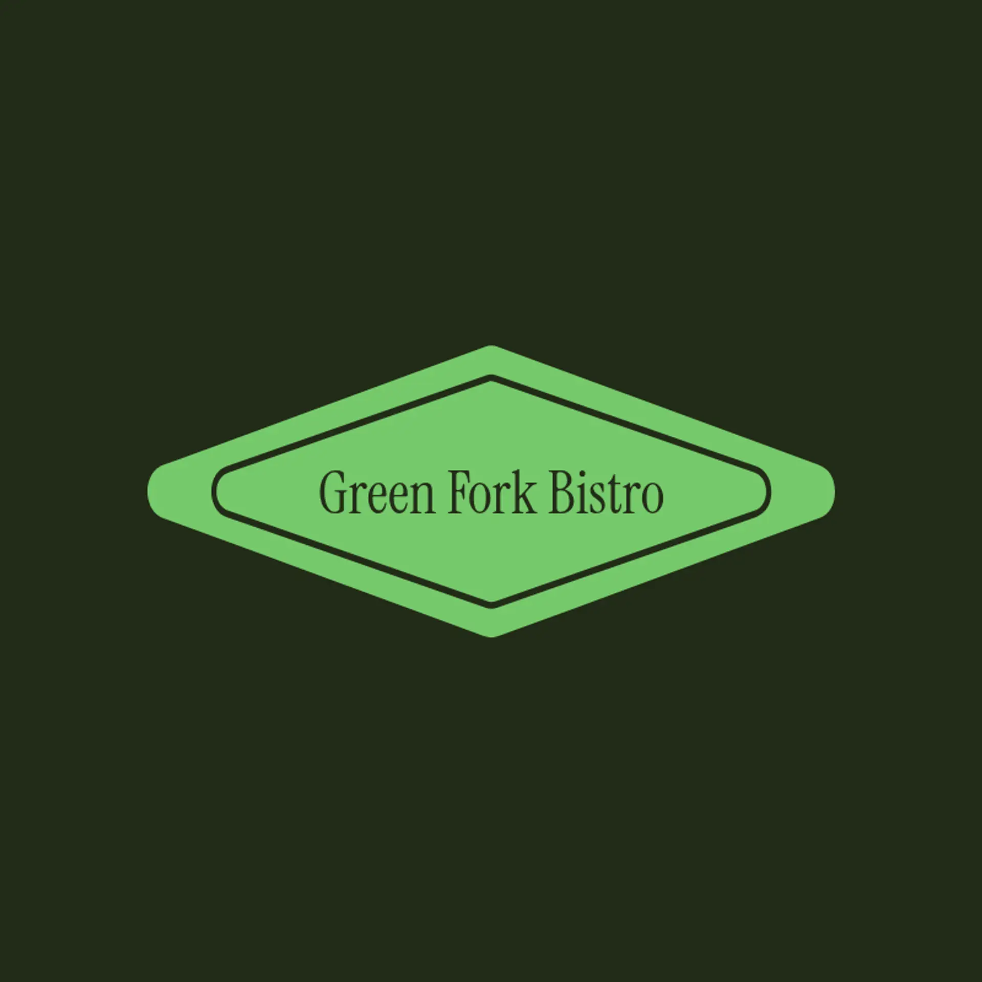 Green Roots Kitchen logo for healthy restaurant