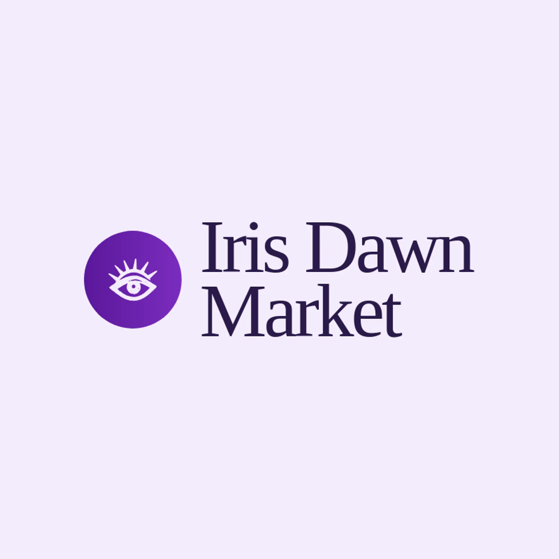 Iris Dawn Market logo for evil eye