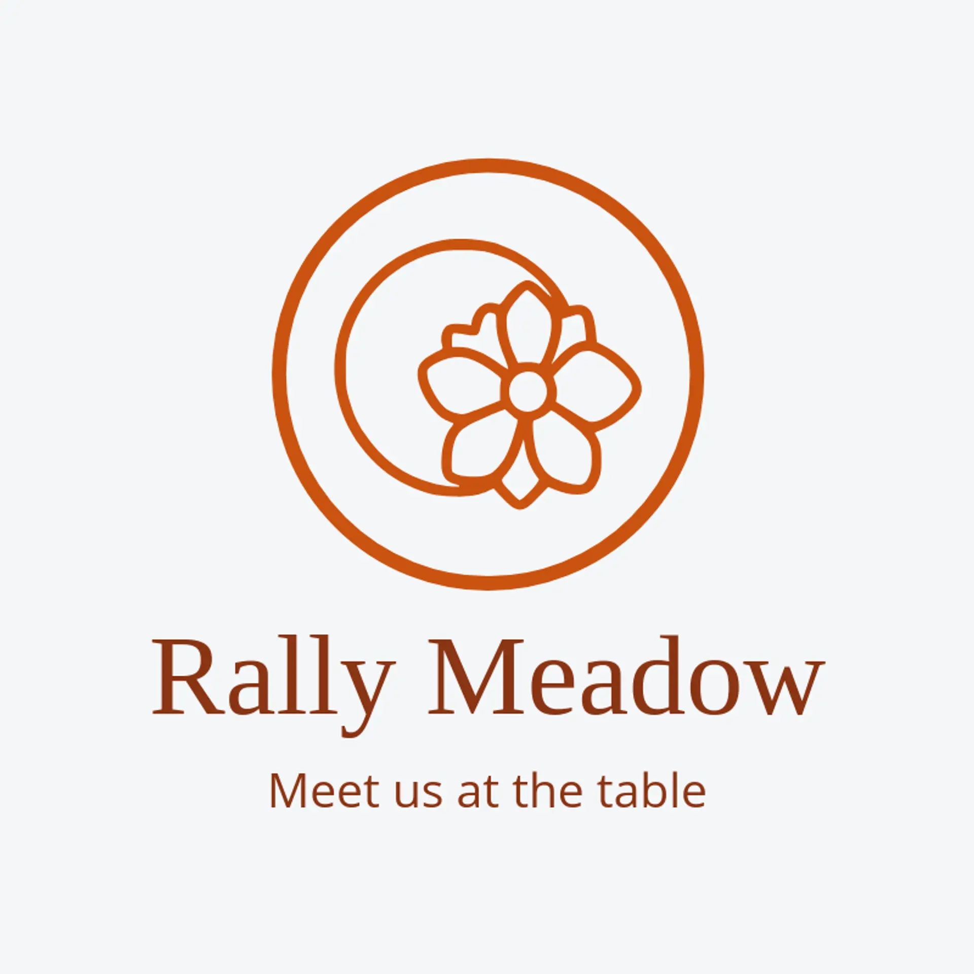 Rally Meadow logo for ping pong