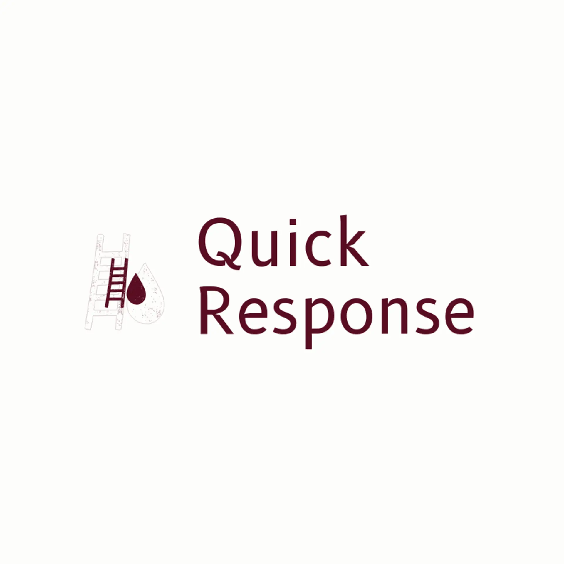 Quick Response logo for firefighter