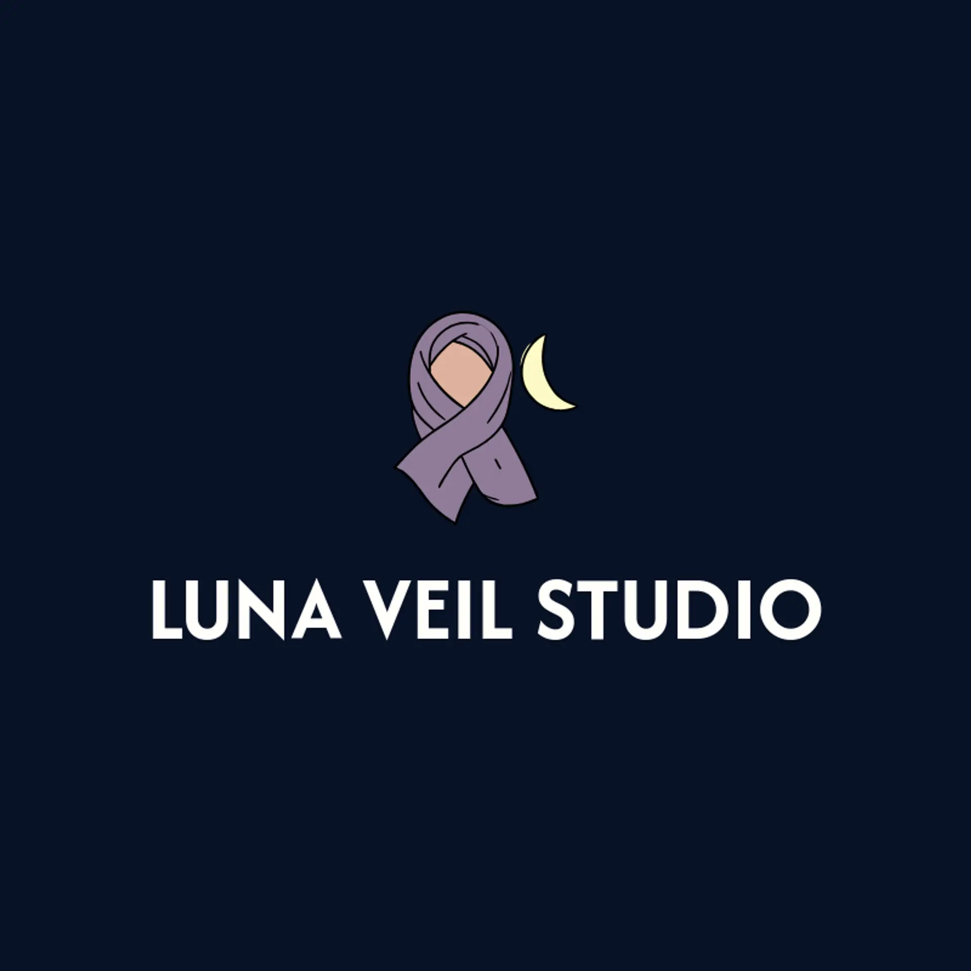 Luna Veil Studio logo for hijab
