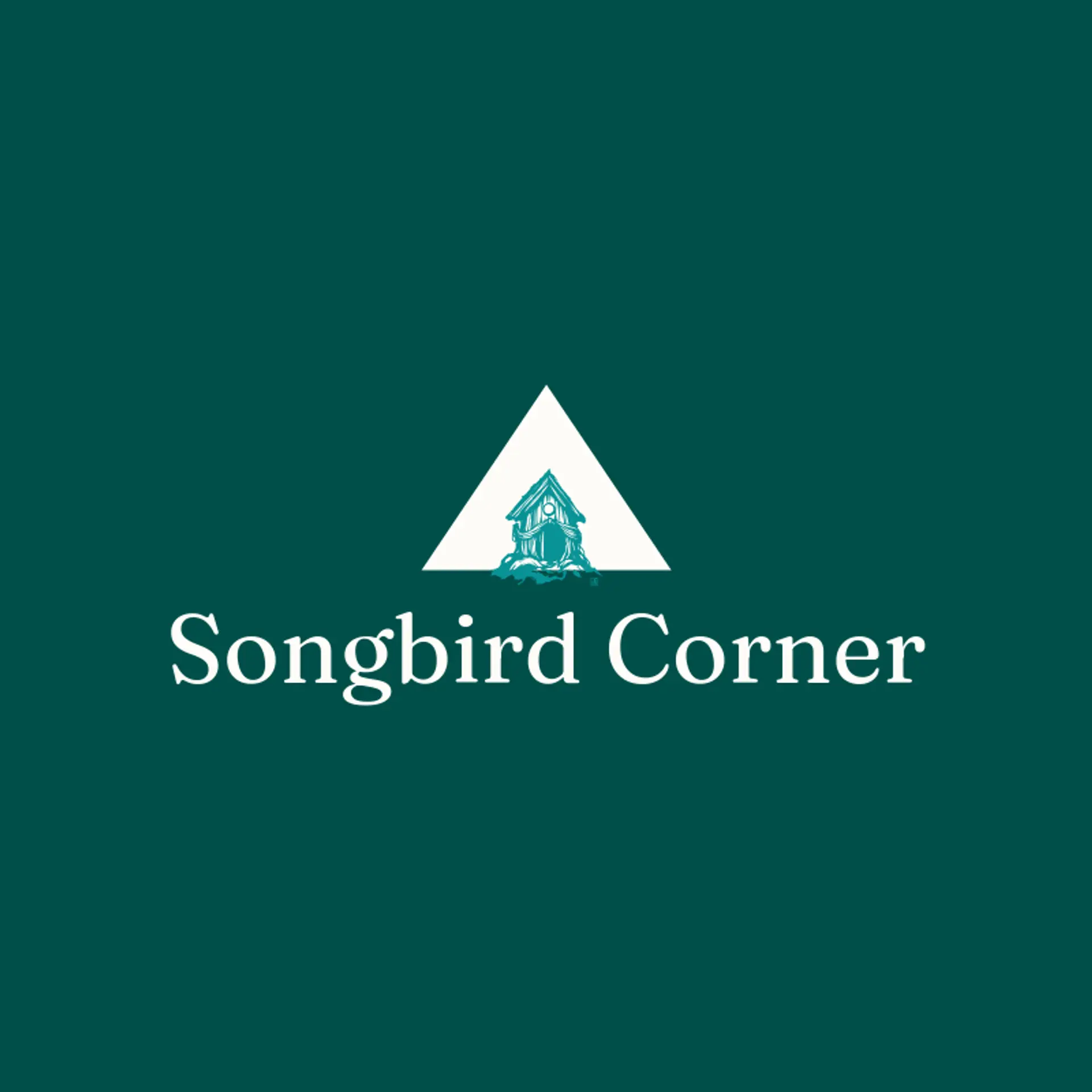 Songbird Corner logo for birdhouse