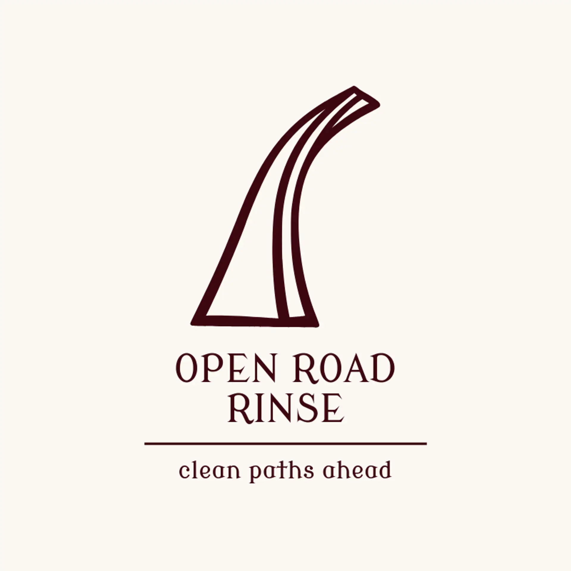 Open Road Rinse logo for car wash