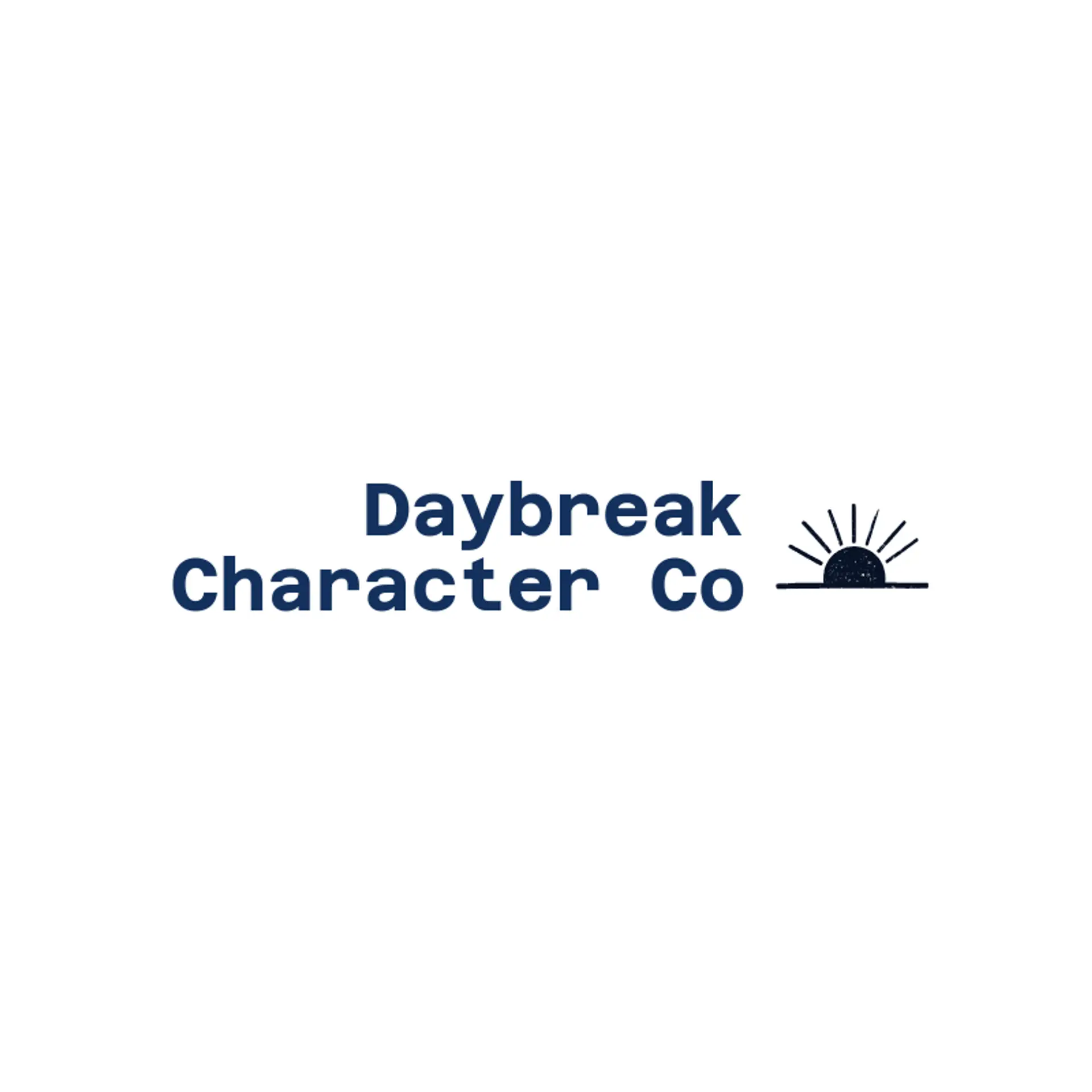 Daybreak Character Co logo for anime character