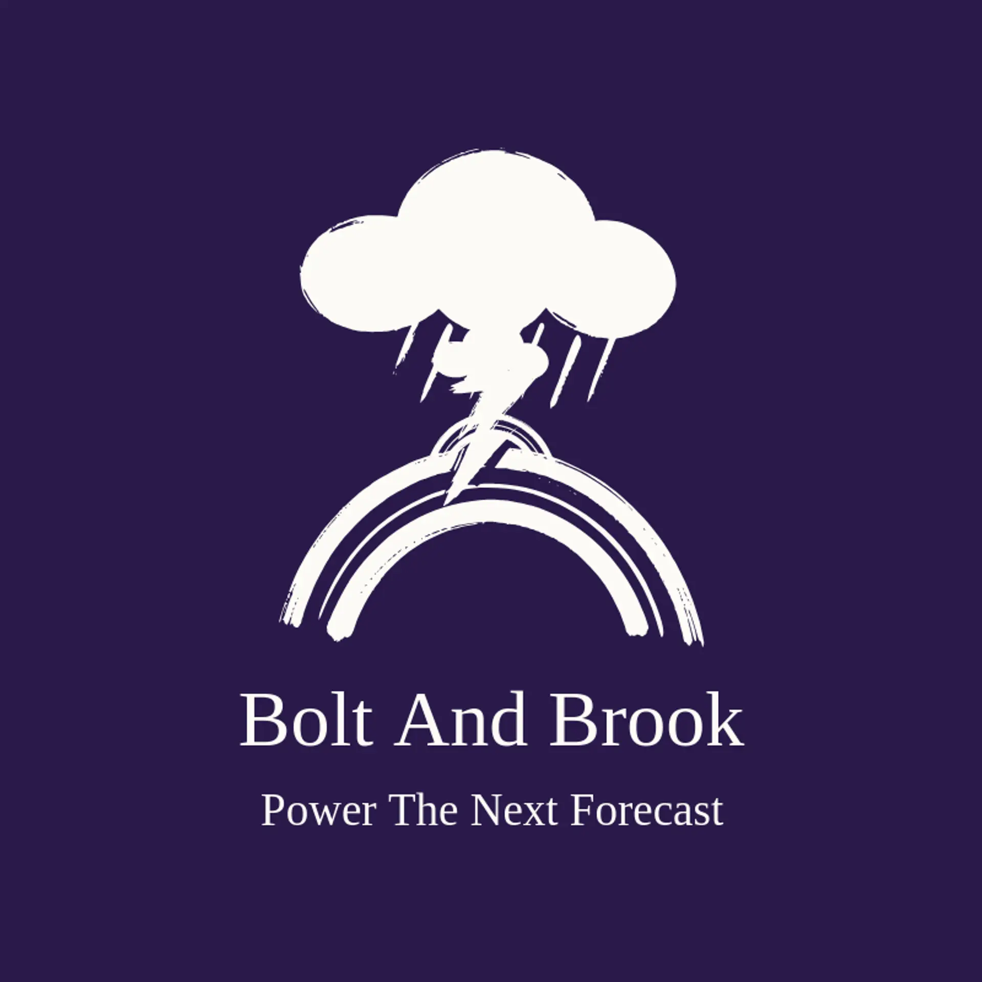 Bolt and Brook logo for rain