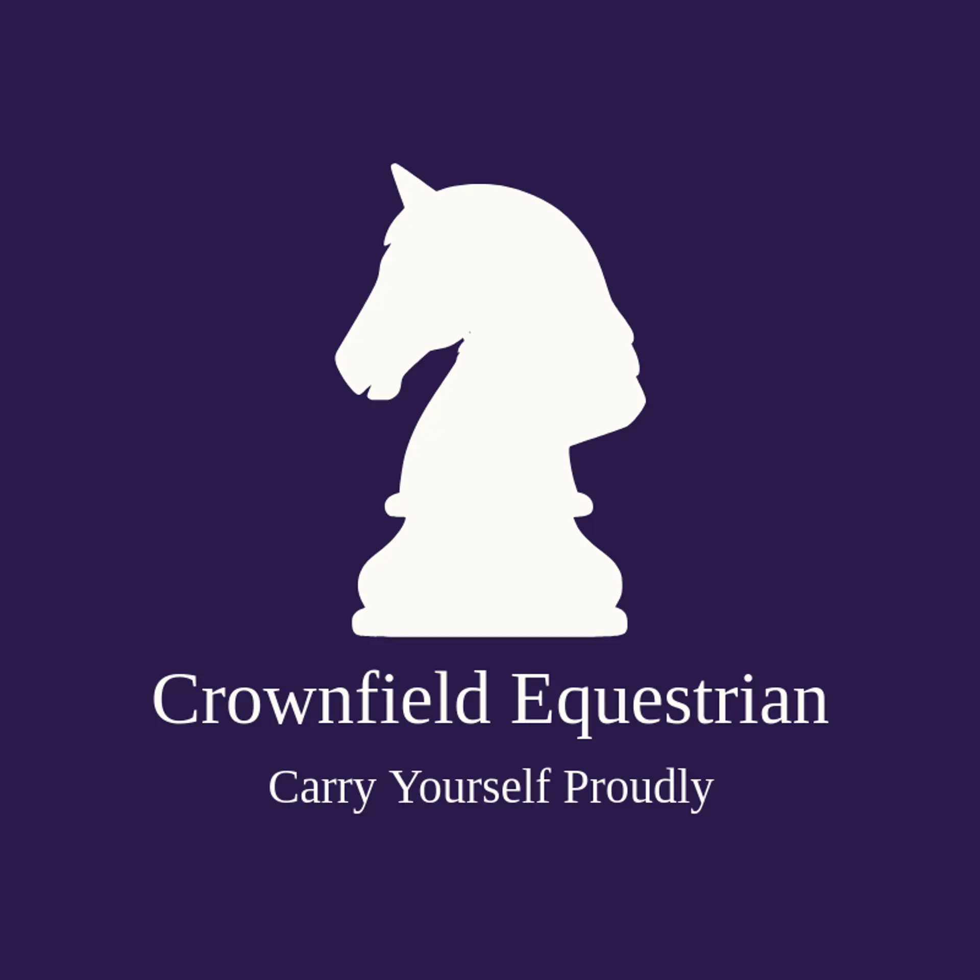 Crownfield Equestrian logo for knight