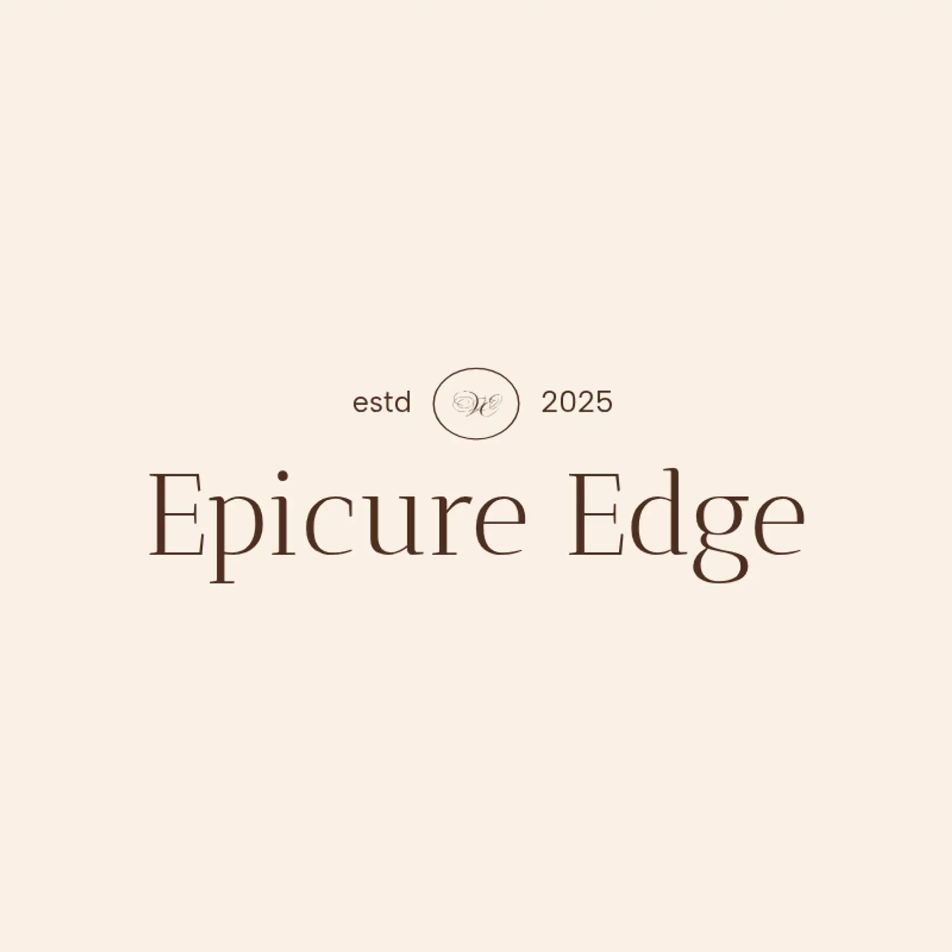 Epicure Edge logo for cool restaurant