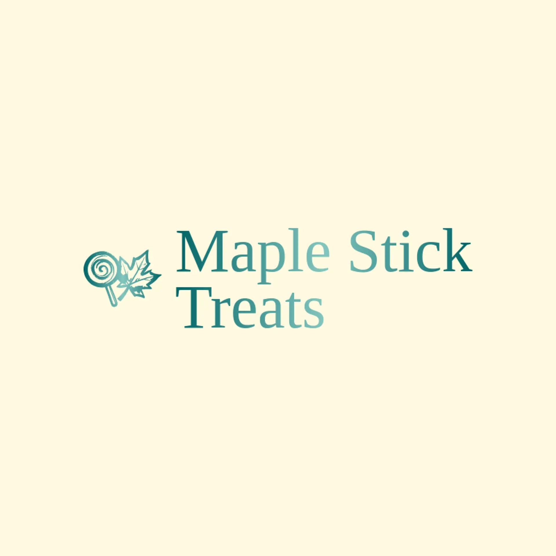 Maple Stick Treats logo for lollipop