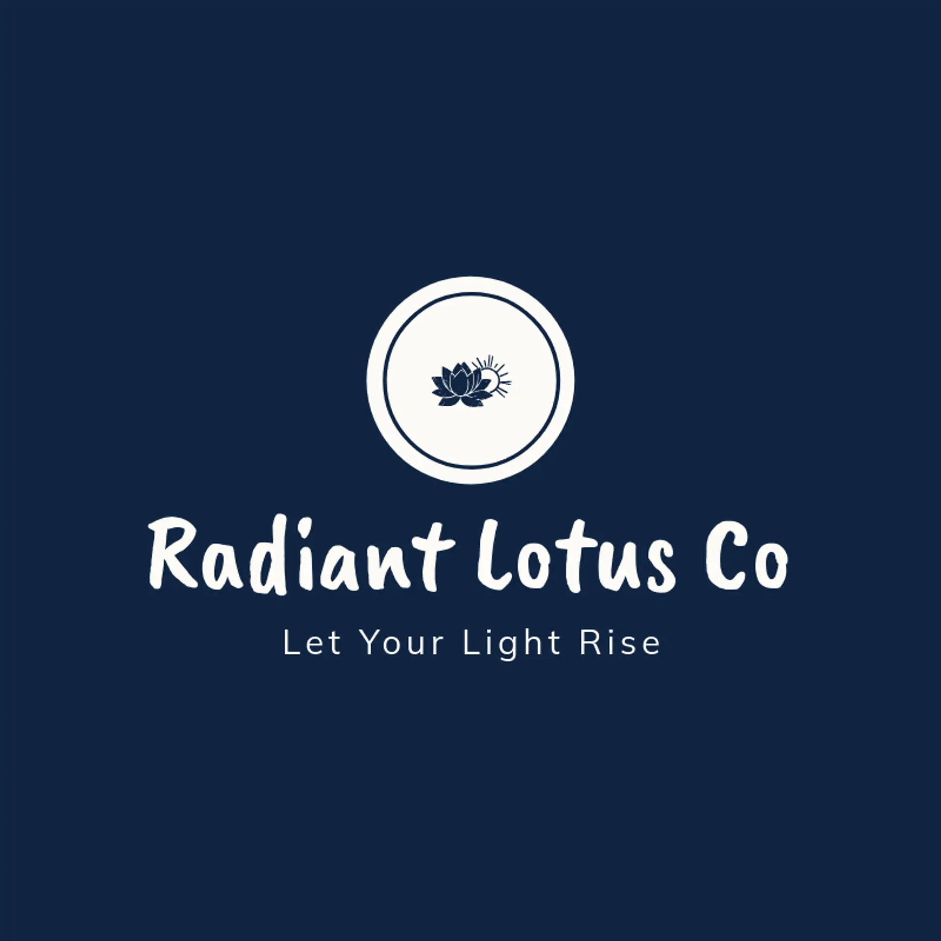 Radiant Lotus Co logo for lotus
