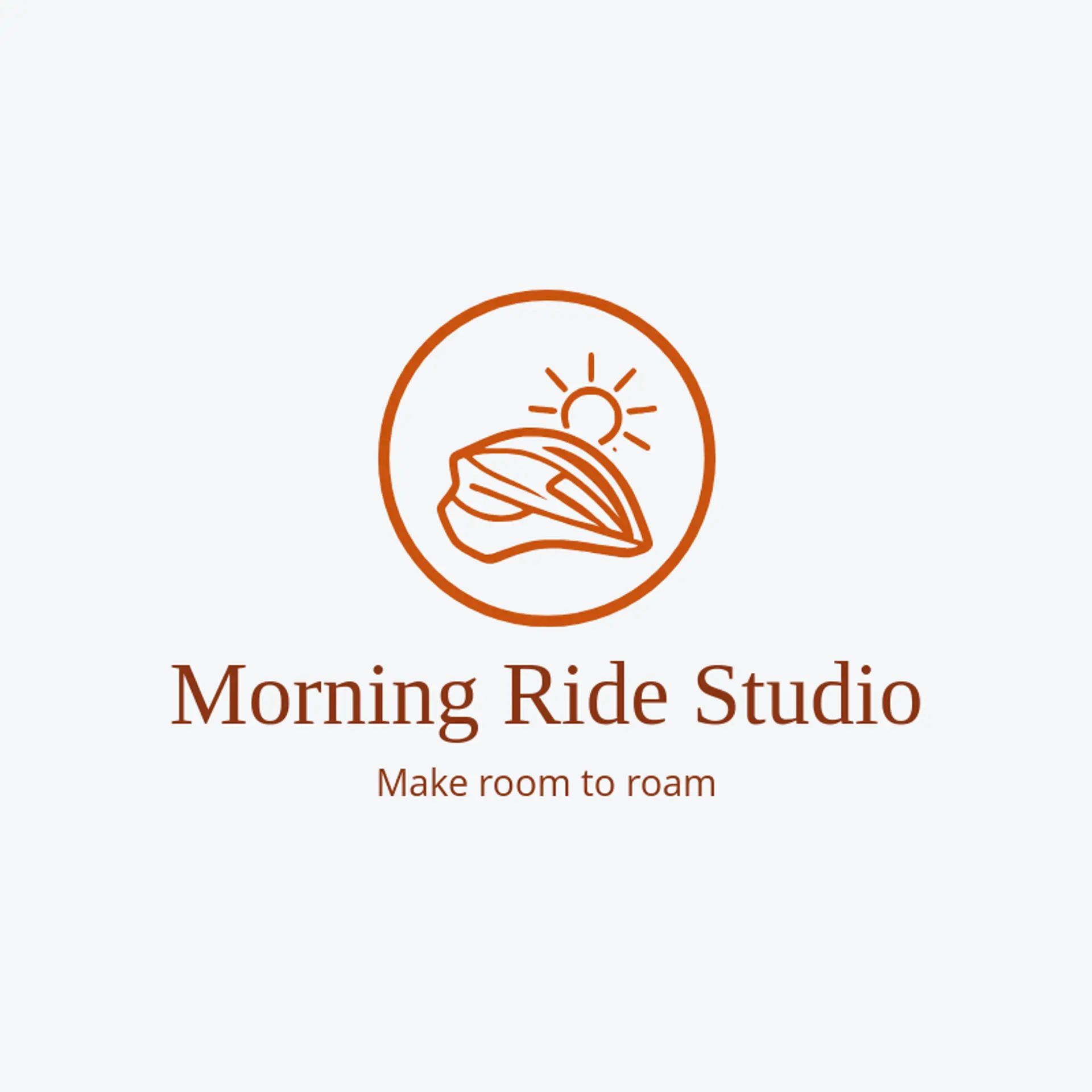 Morning Ride Studio logo for cycling