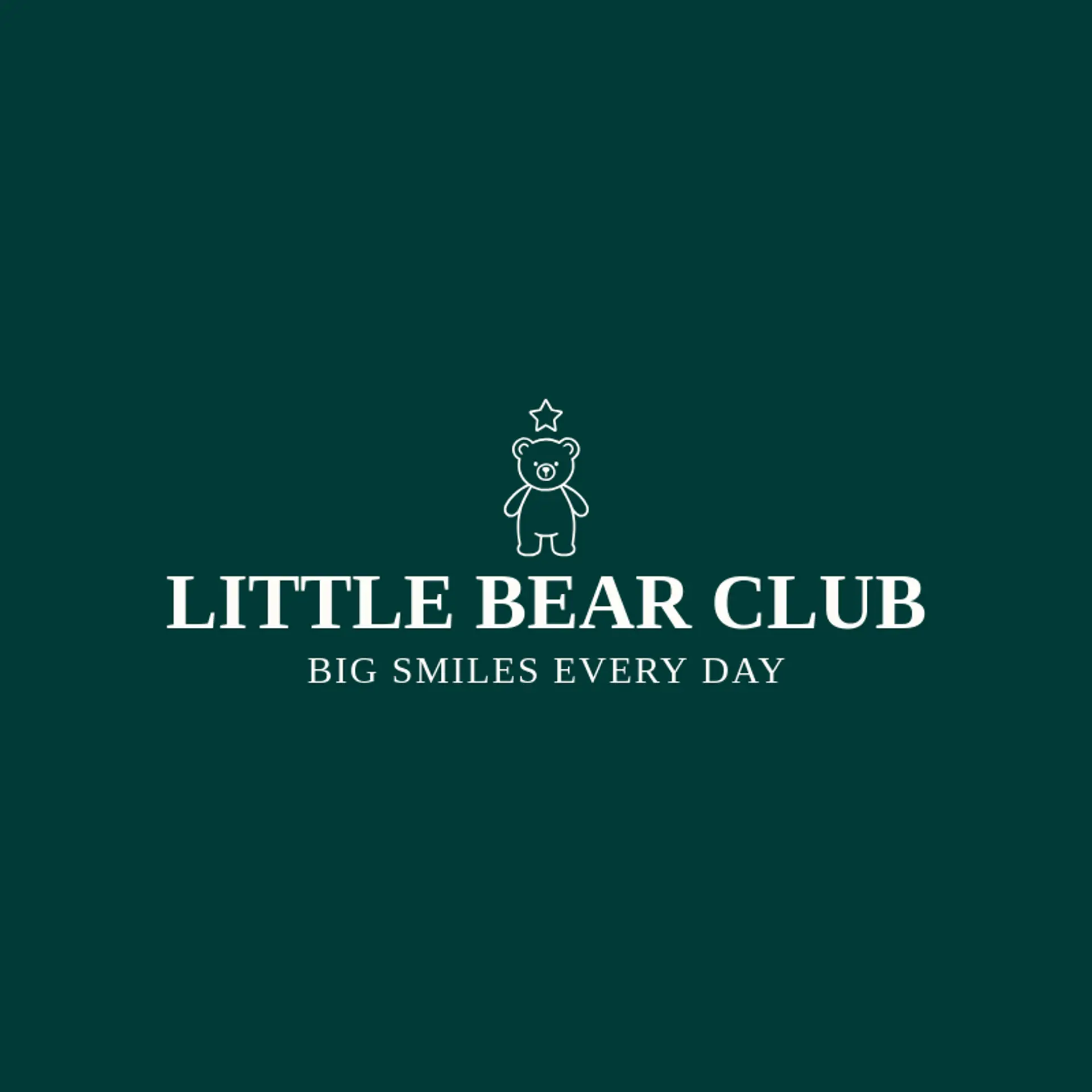 Little Bear Club logo for teddy bear