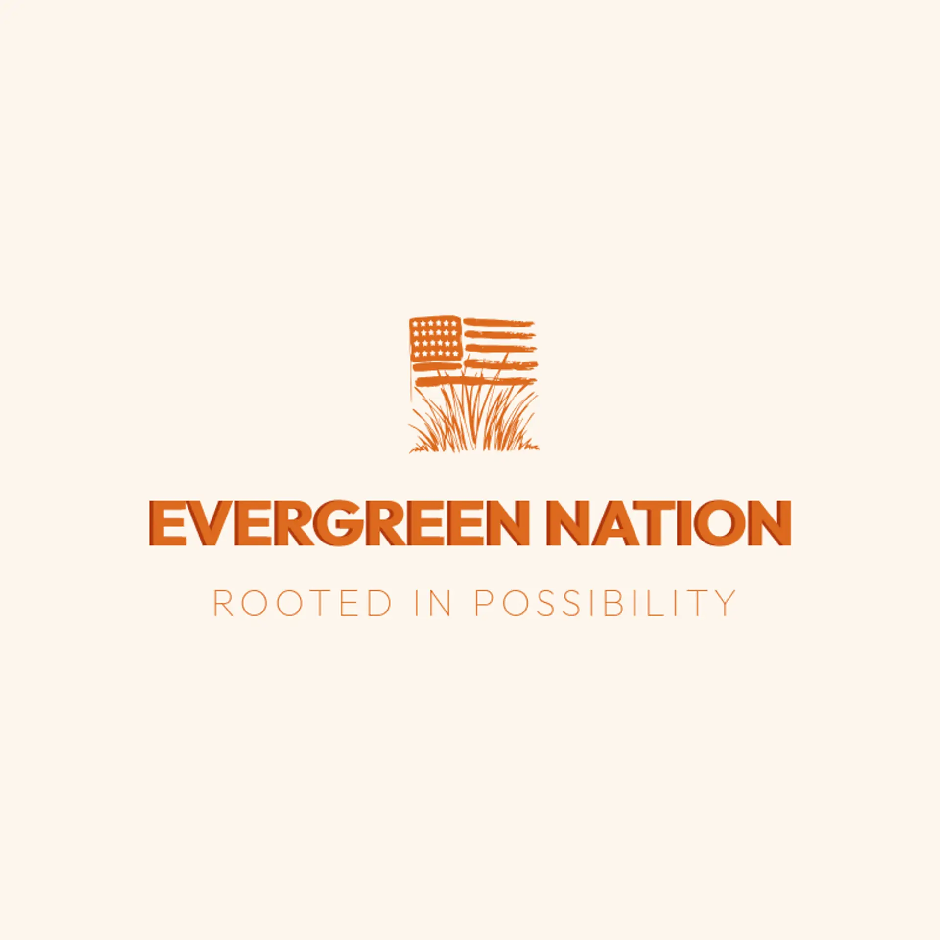 Evergreen Nation logo for united states