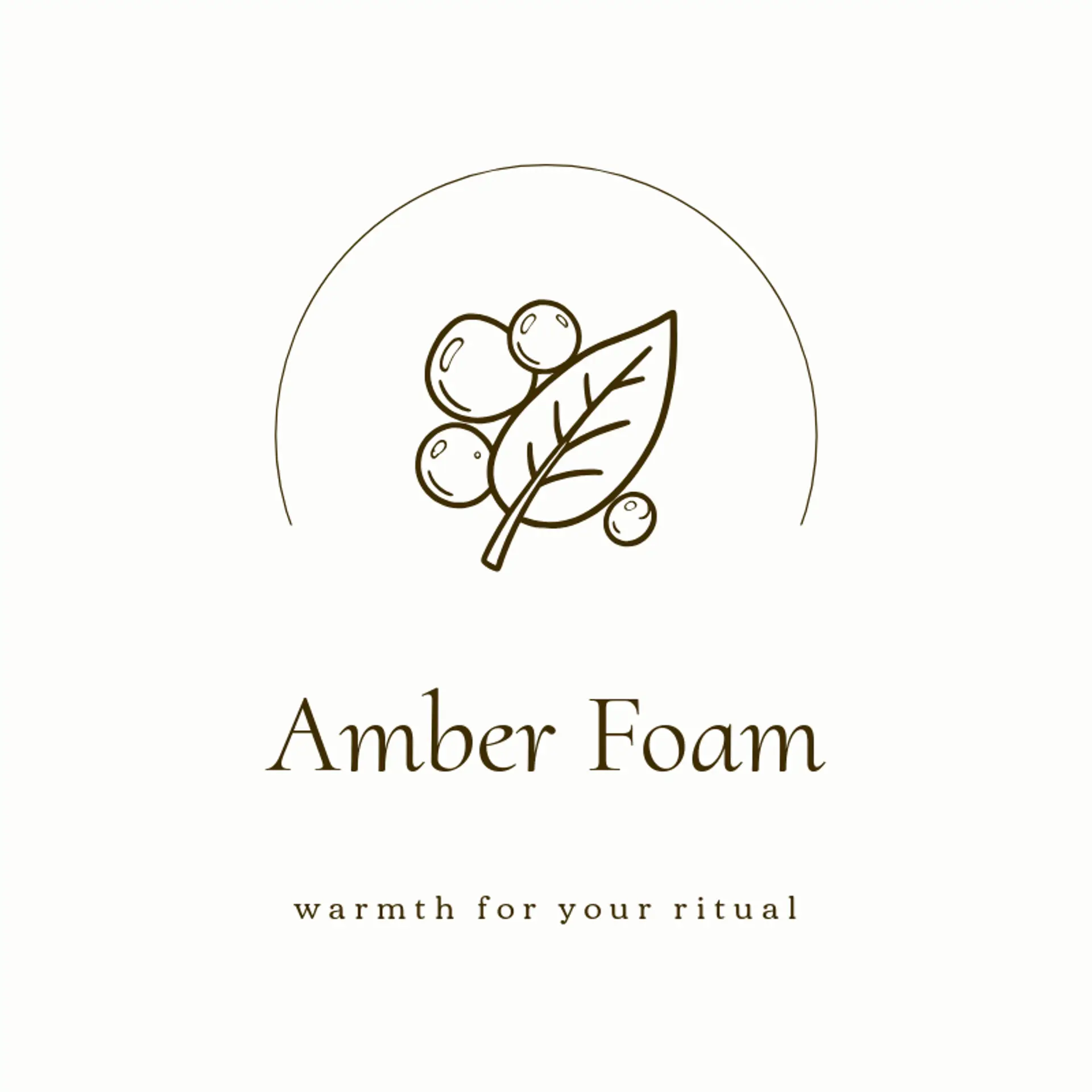 Amber Foam logo for soap