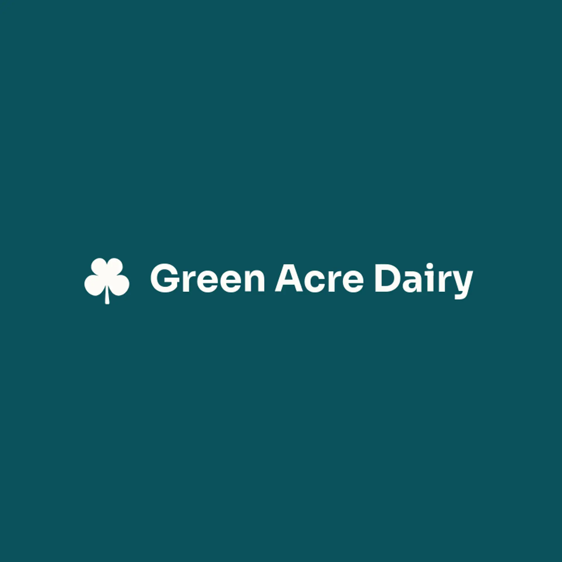 Green Acre Dairy logo for dairy farm