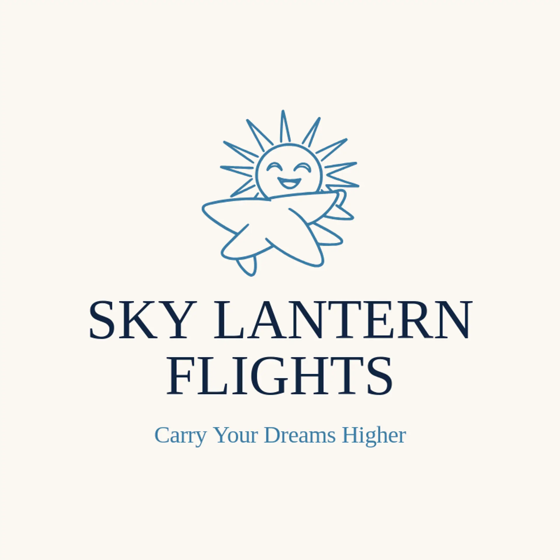 Sky Lantern Flights logo for plane