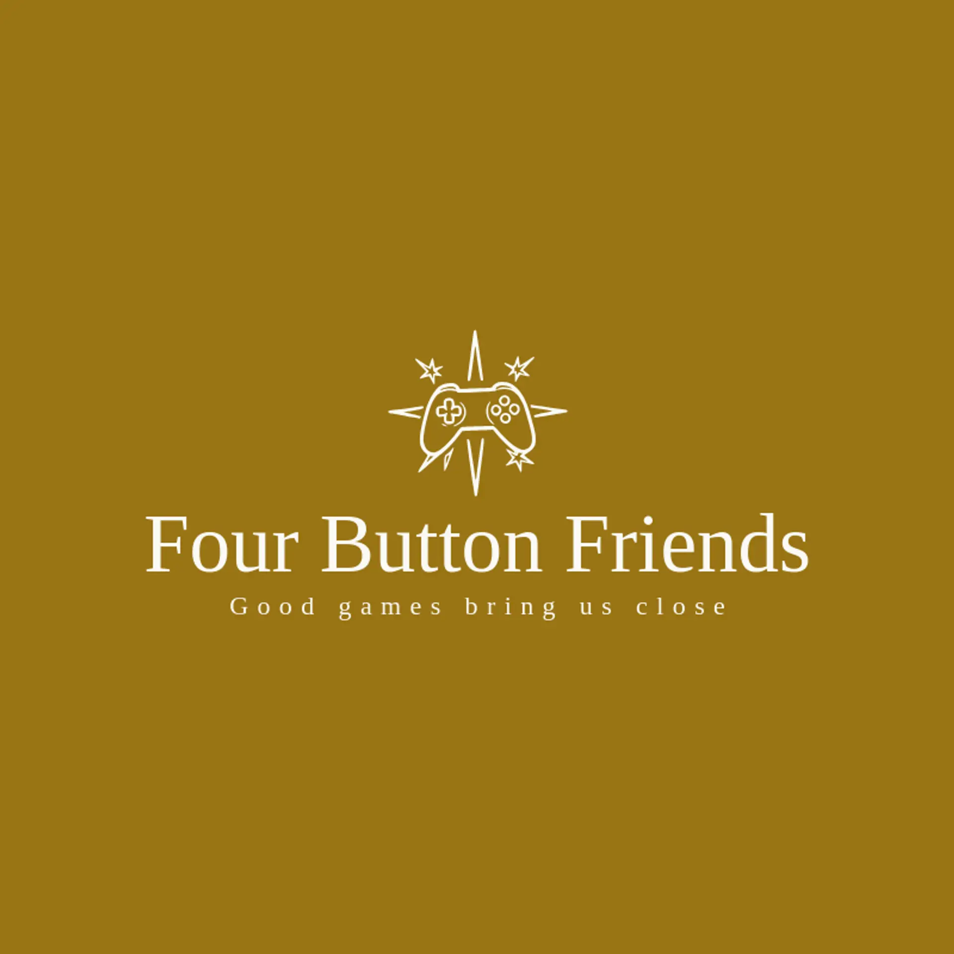 Four Button Friends logo for playstation