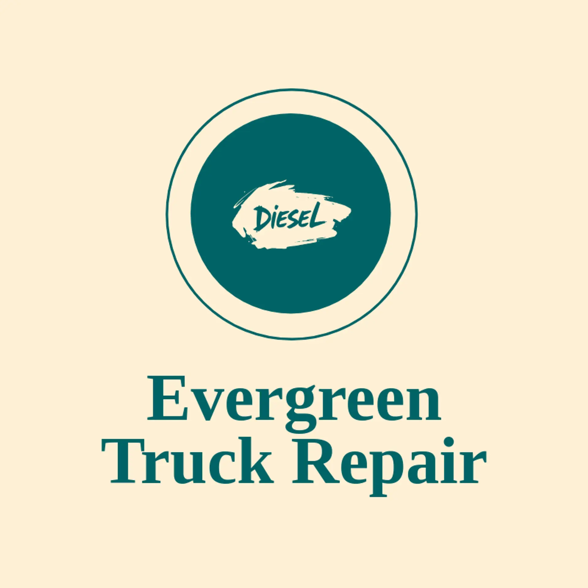 Evergreen Truck Repair logo for diesel