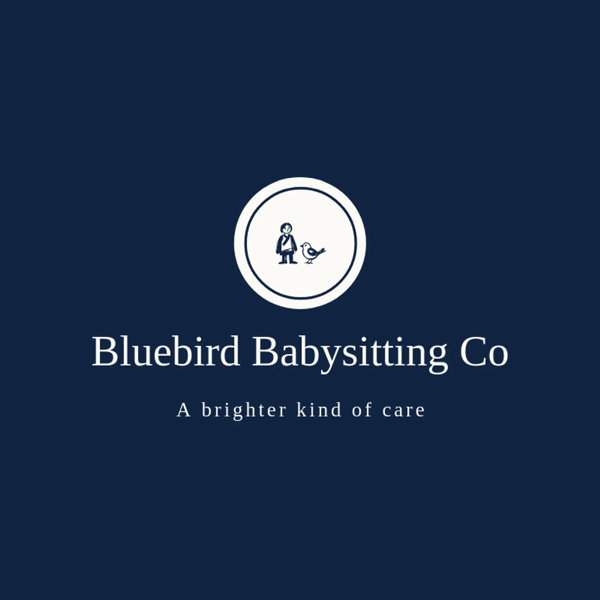 Bluebird Babysitting Co logo for babysitter