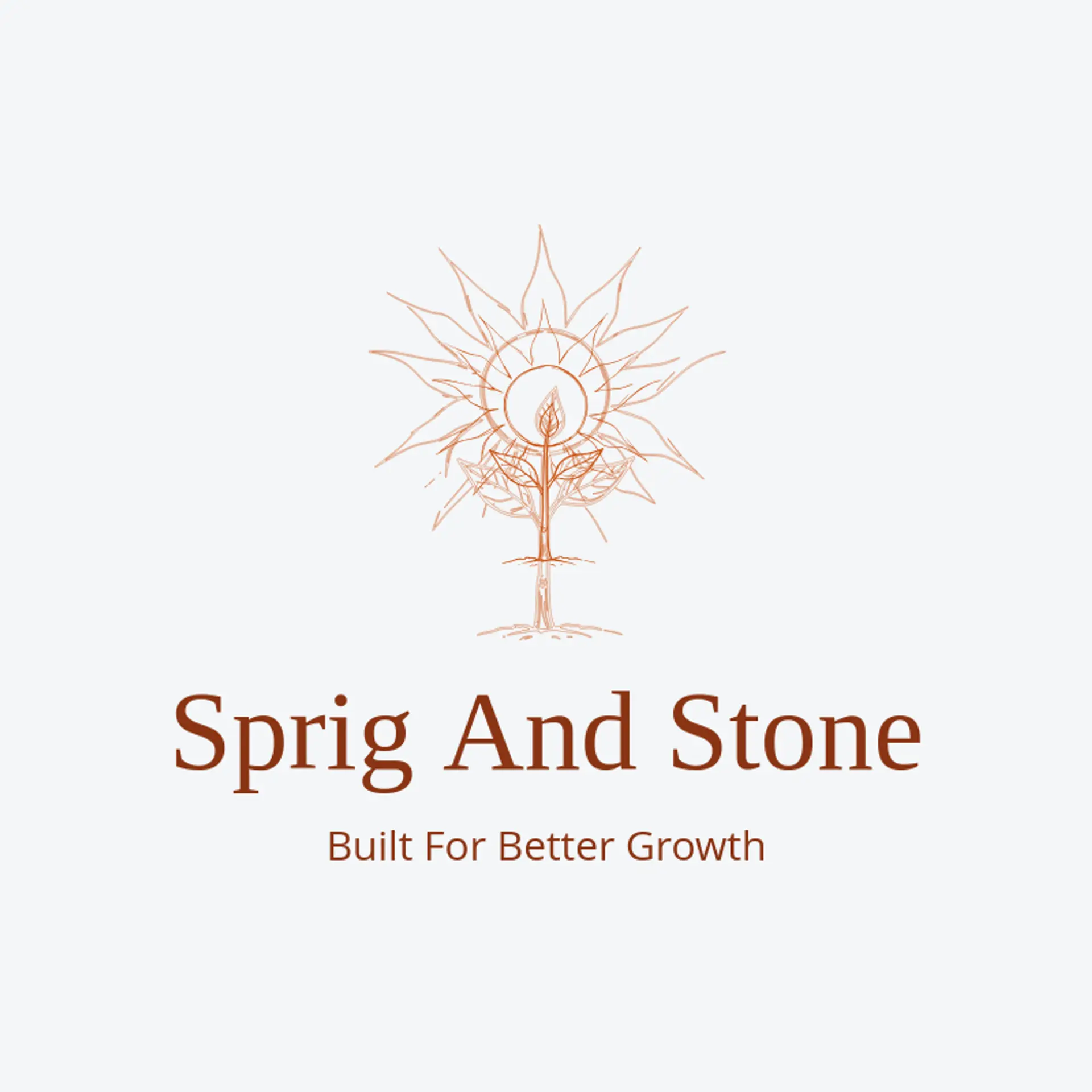 Sprig And Stone logo for greenhouse