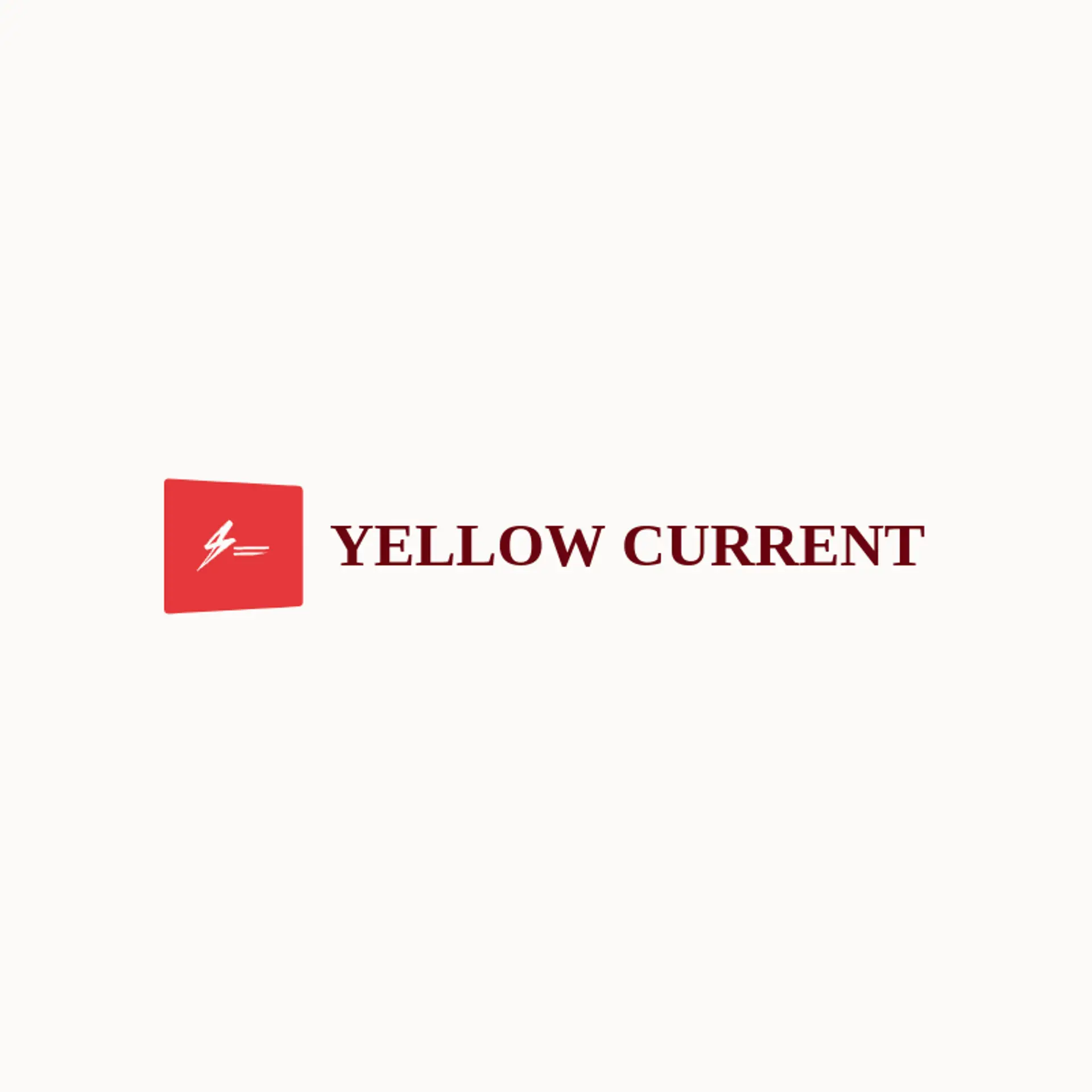Yellow Current logo for charger