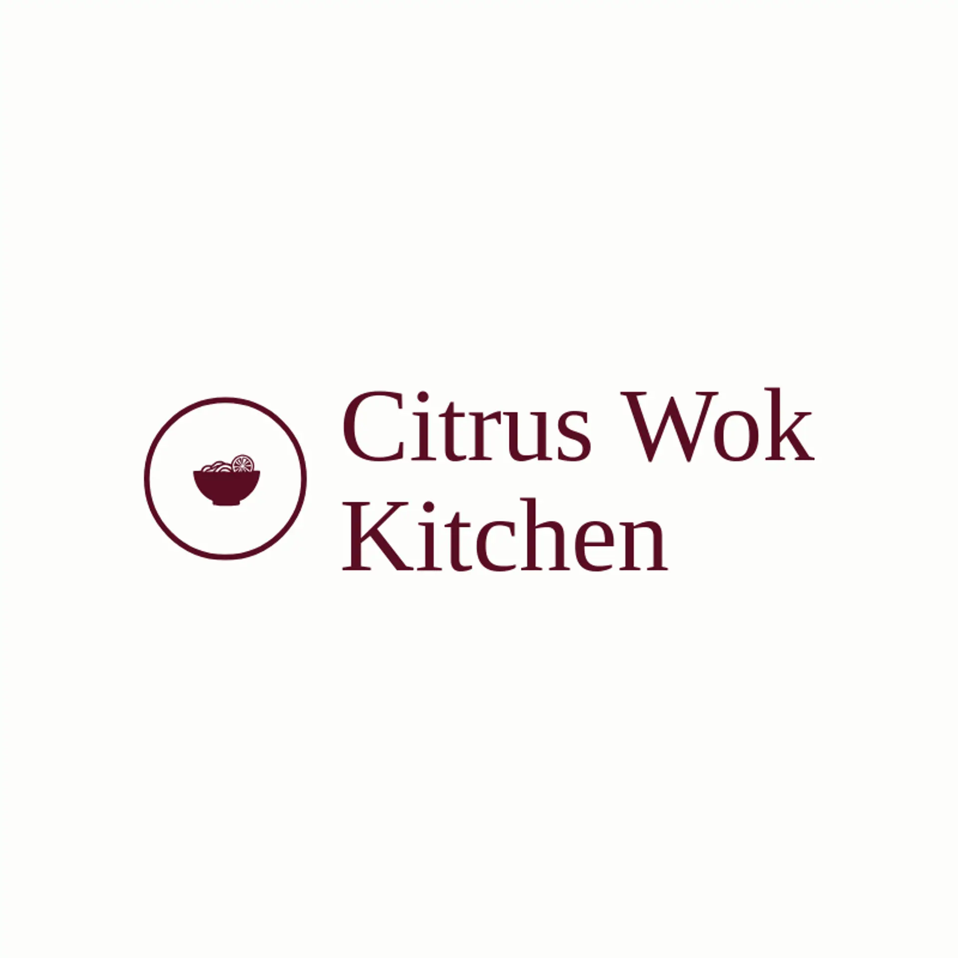 Citrus Wok Kitchen logo for noodle