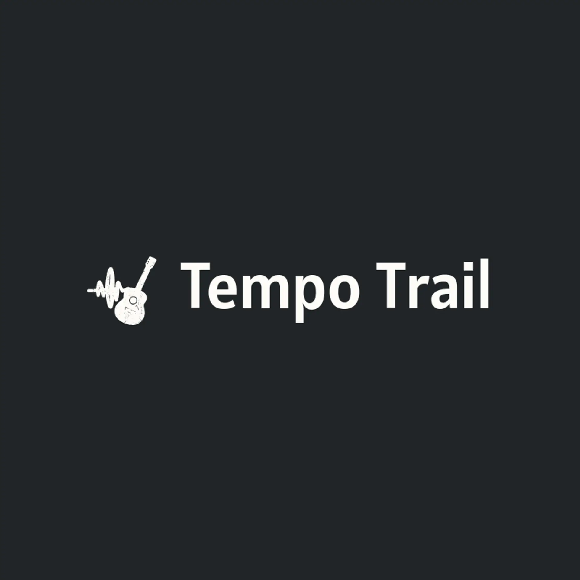 Tempo Trail logo for guitar