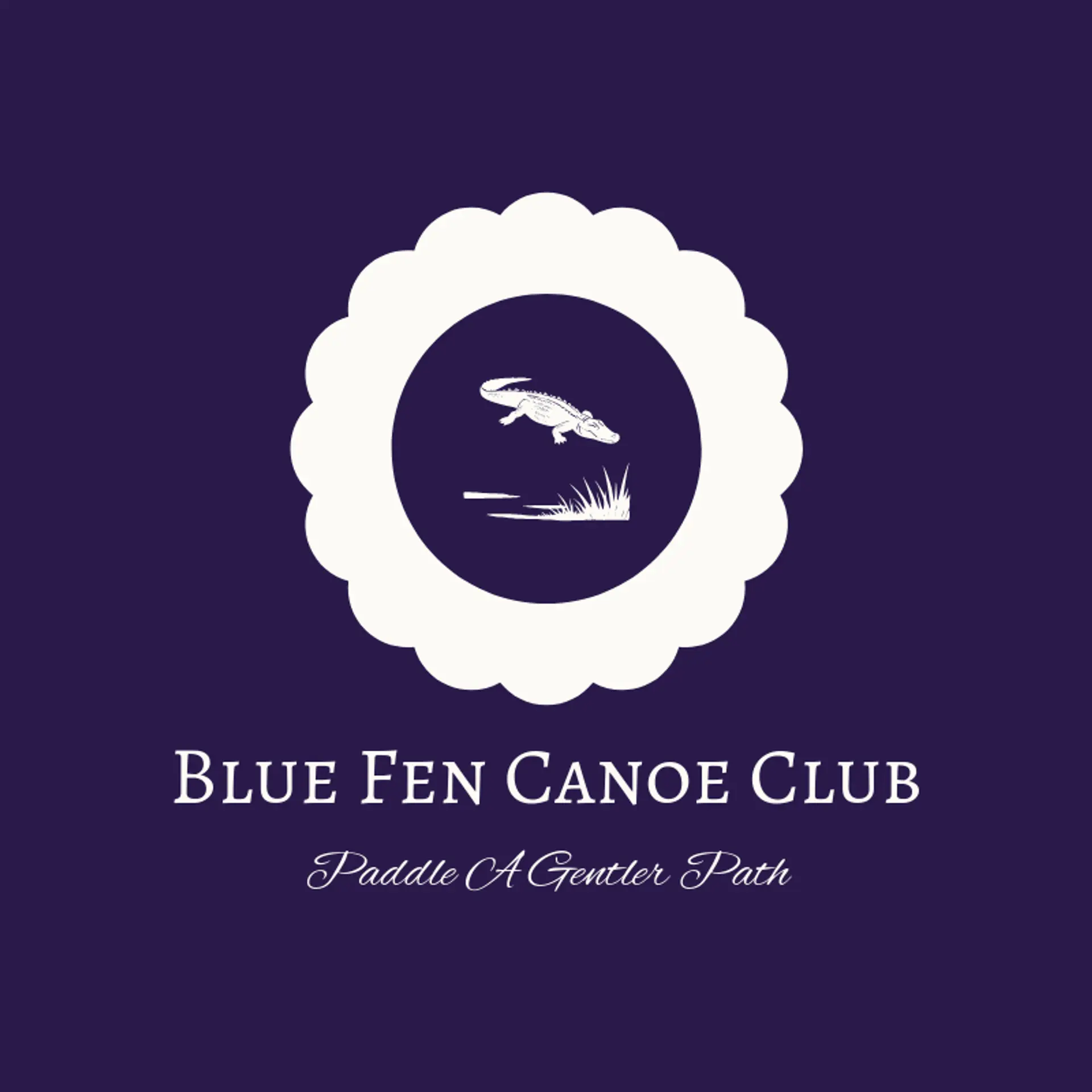 Blue Fen Canoe Club logo for marsh