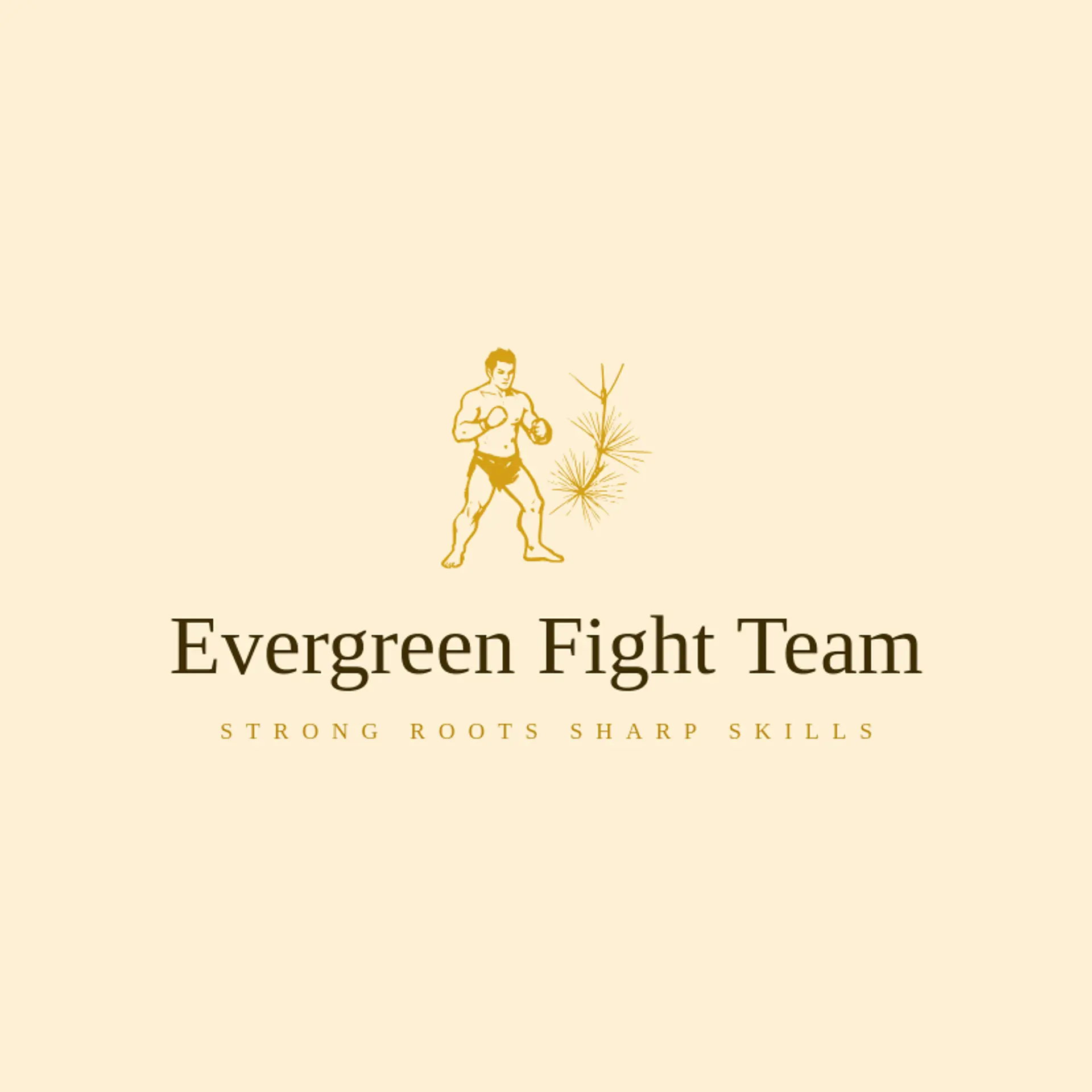 Evergreen Fight Team logo for muay thai