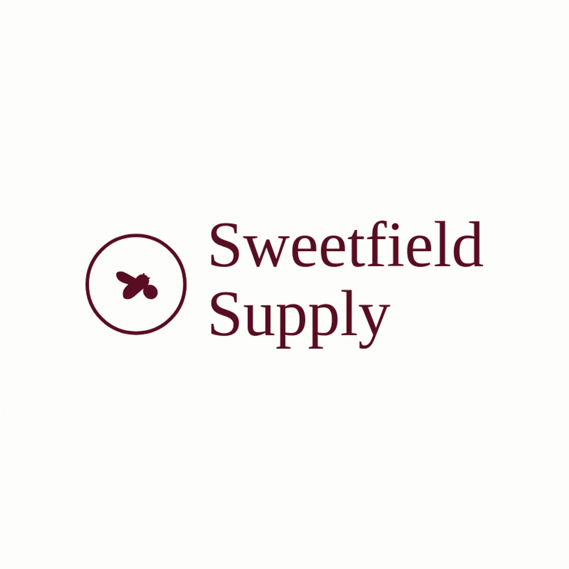Sweetfield Supply logo for honey bee