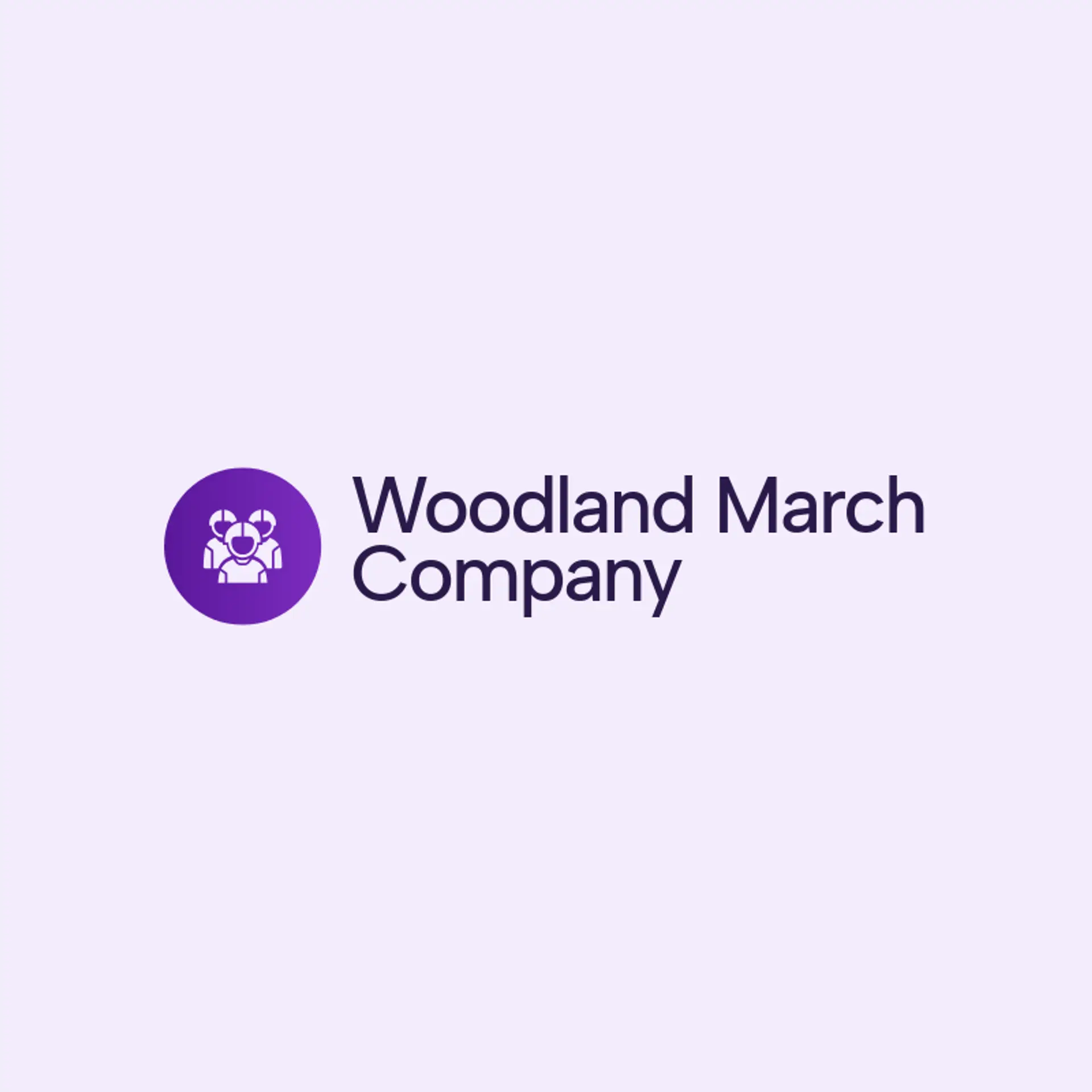 Woodland March Company logo for infantry
